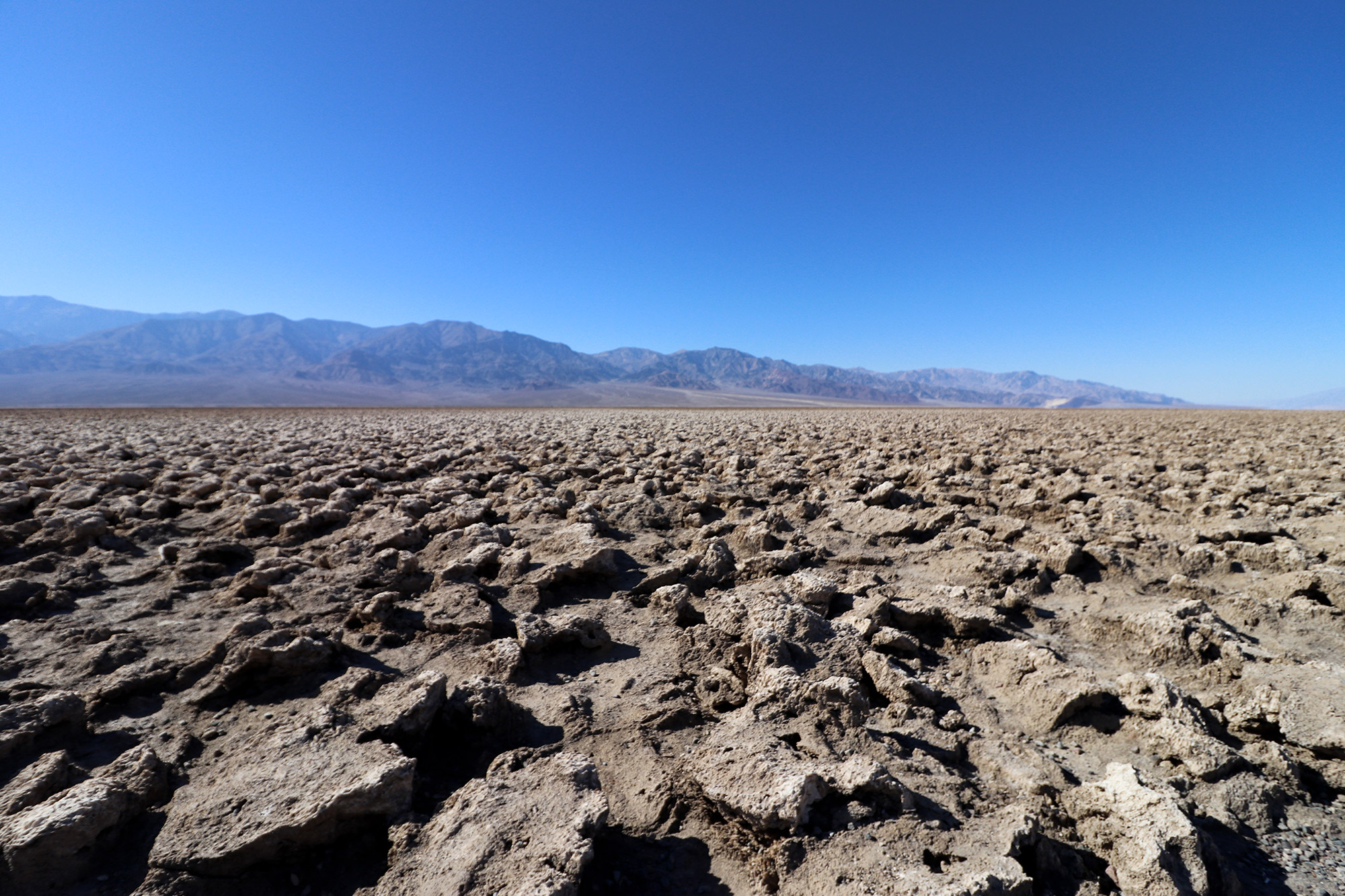 Amerika dag 18 - Death Valley National Park - Devil's Golf Courrse