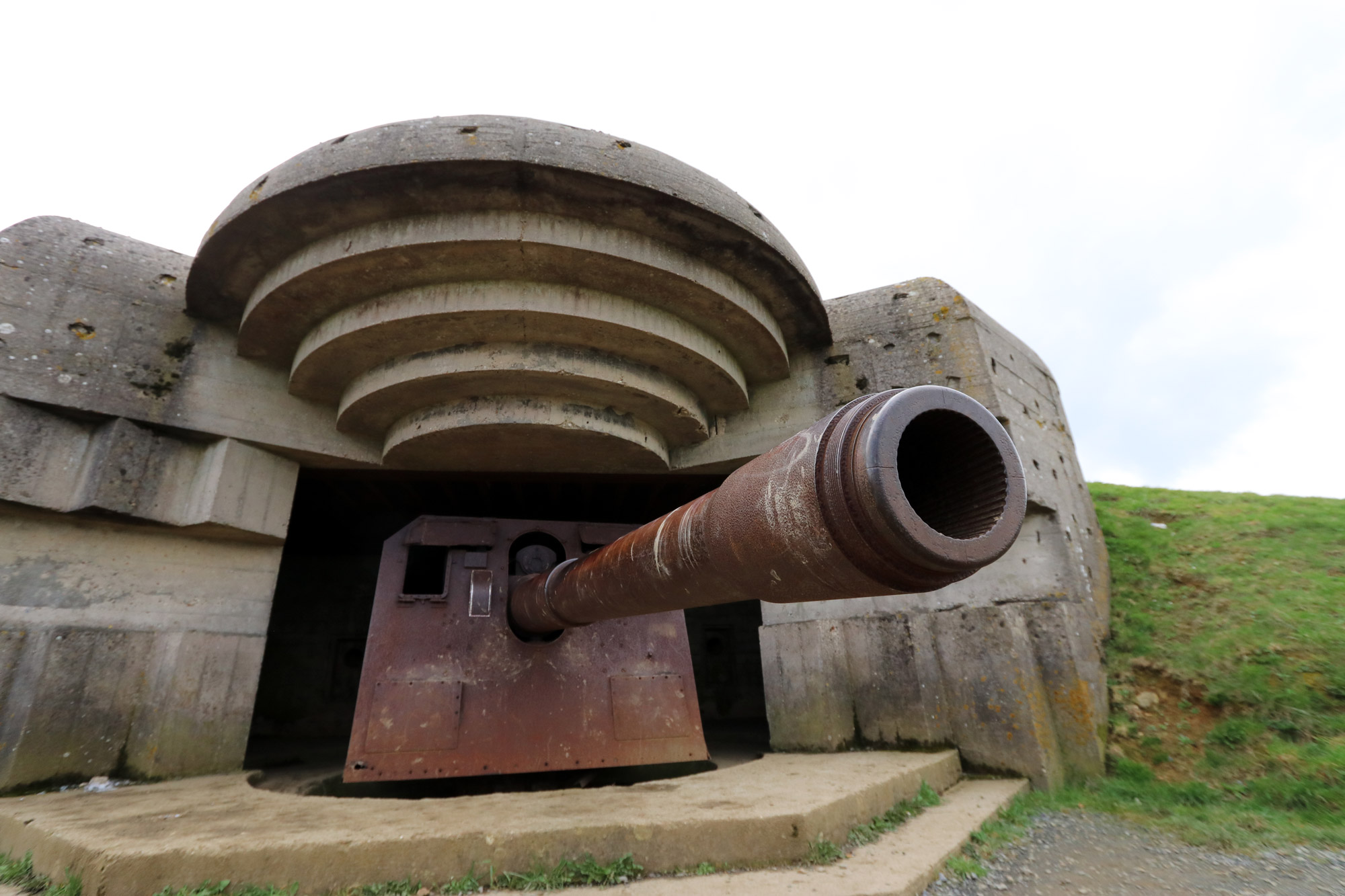 Fotoverslag Normandië - Batterie de Longues