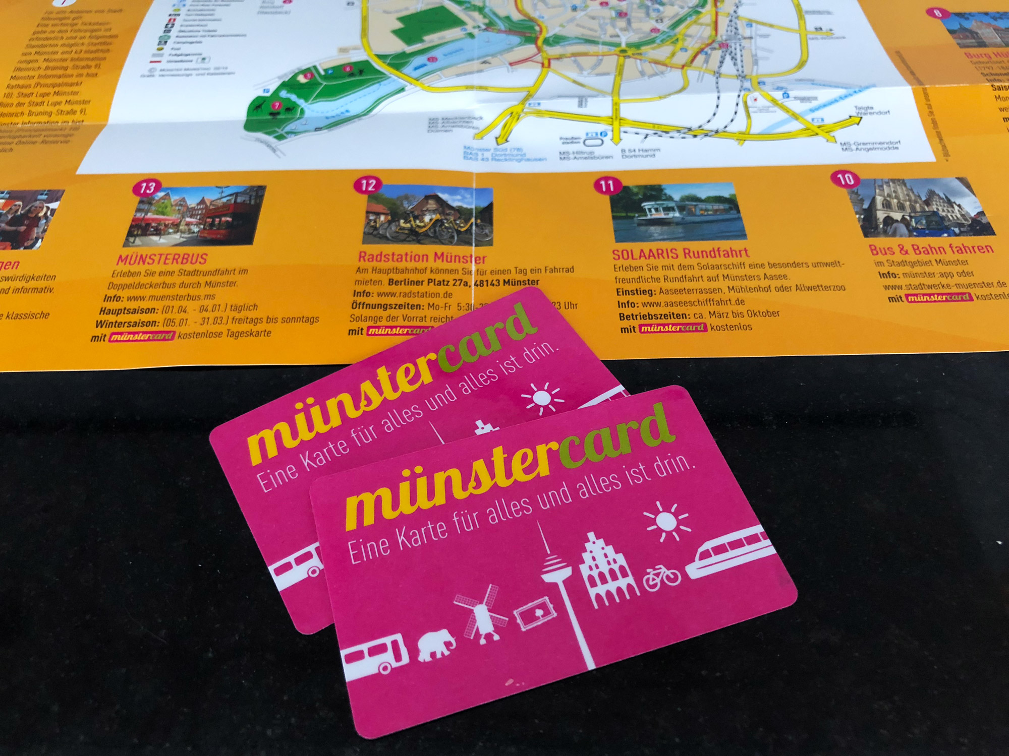 9x doen in Münster - Münstercard