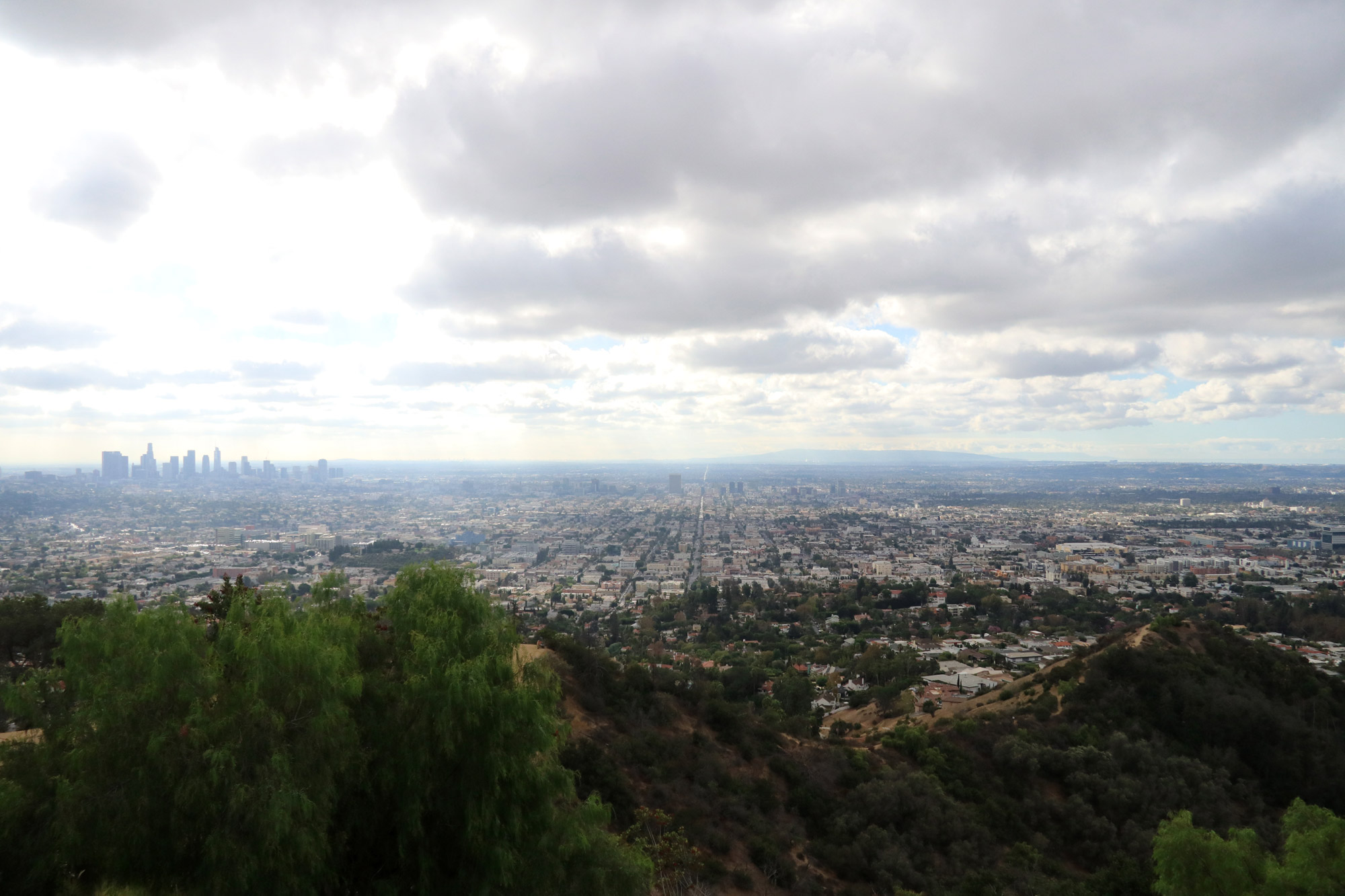 Amerika dag 21 - Uitzicht op Los Angeles vanaf de Griffith Observatory