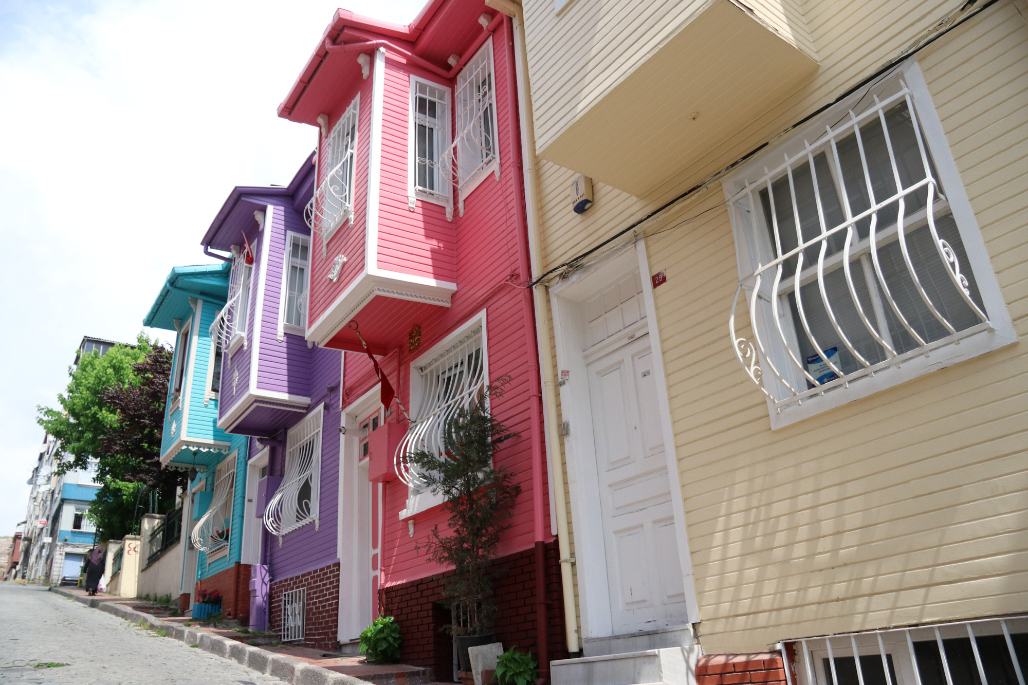 Stedentrip Istanbul - Kleurige huisjes in Kariye