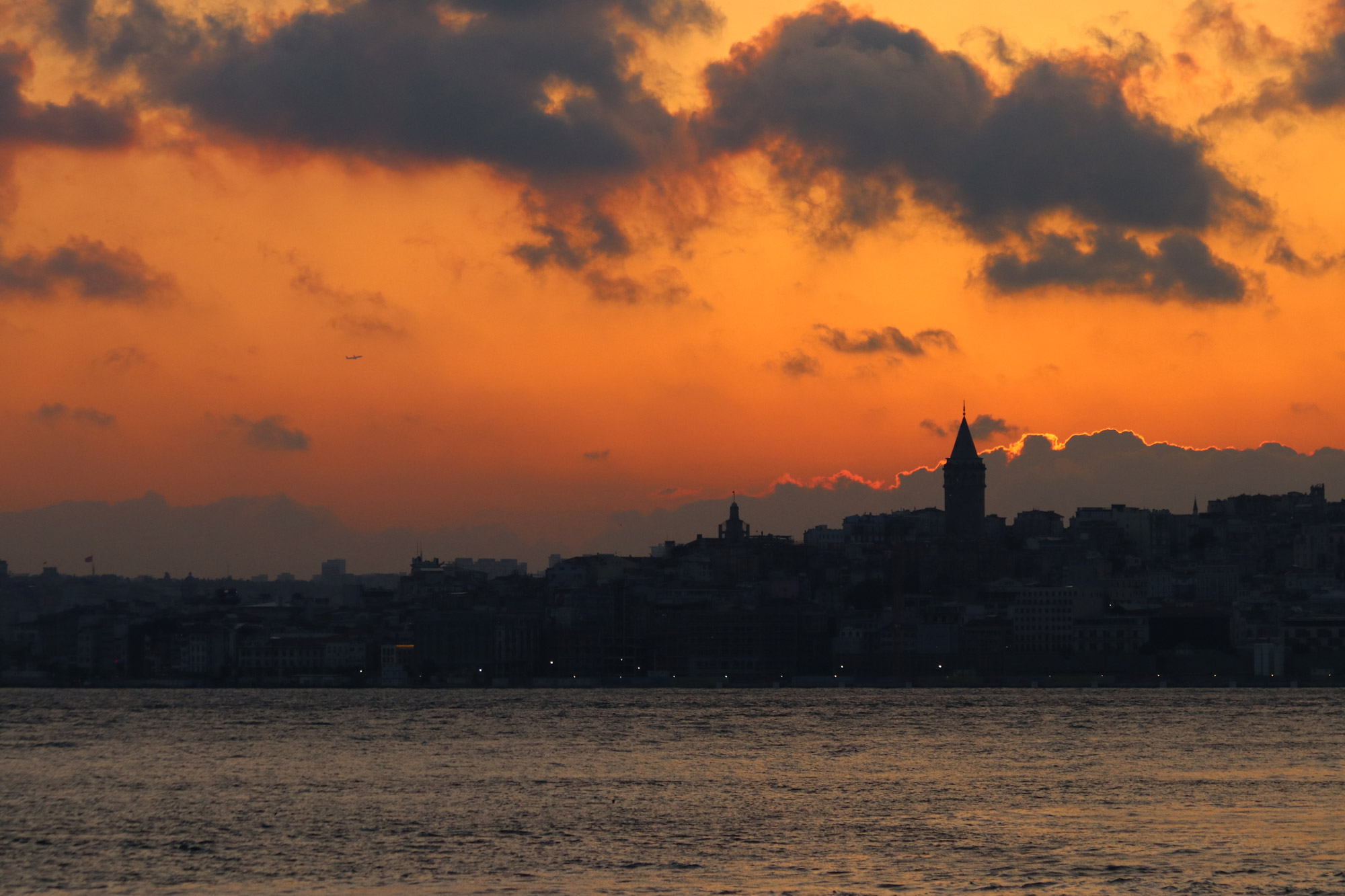 Stedentrip Istanbul - Zonsondergang in Istanbul