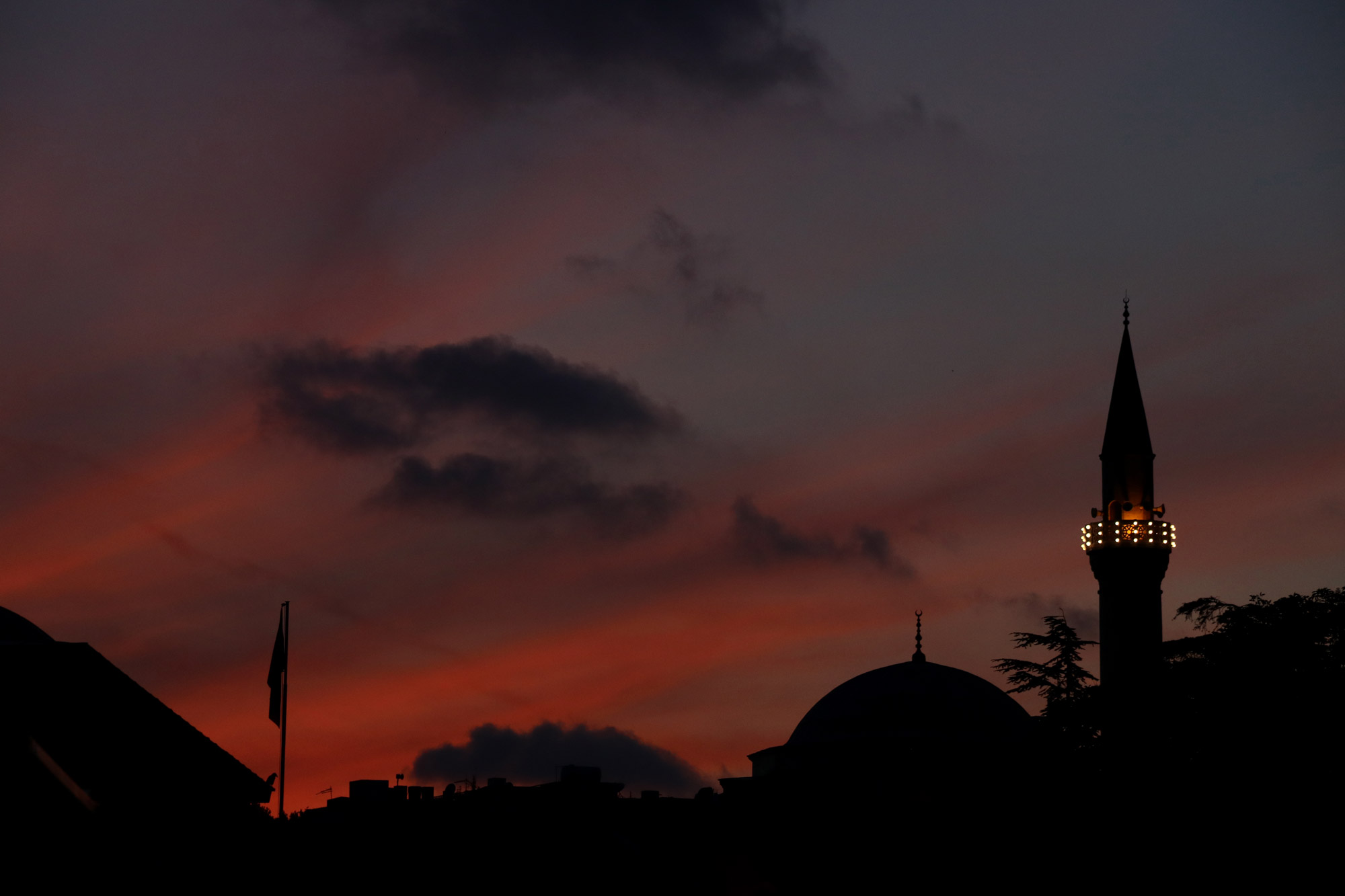 Stedentrip Istanbul - Zonsondergang bij de Firiz Aga Camii