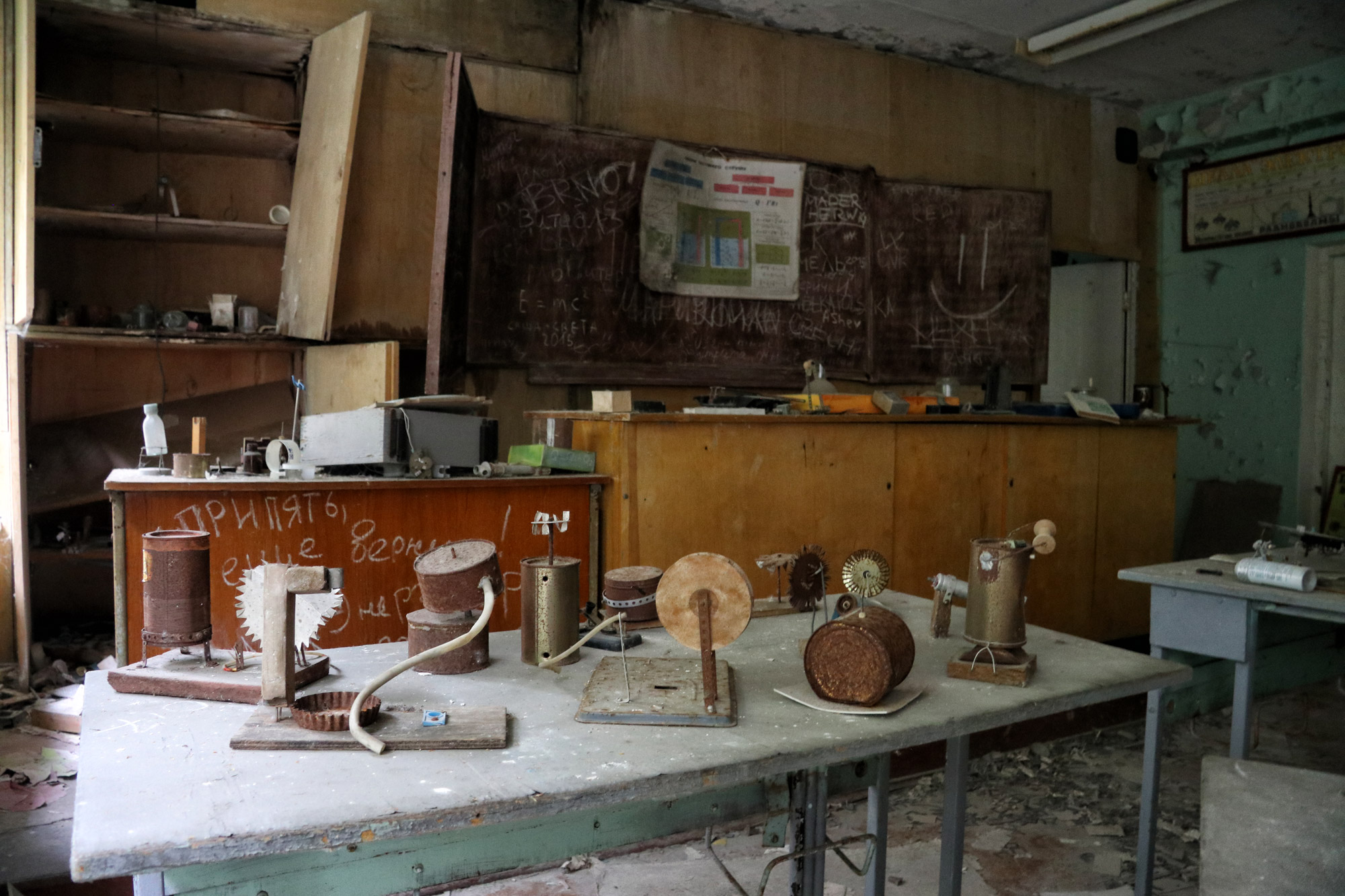 Tsjernobyl - Pripjat - School Scheikunde