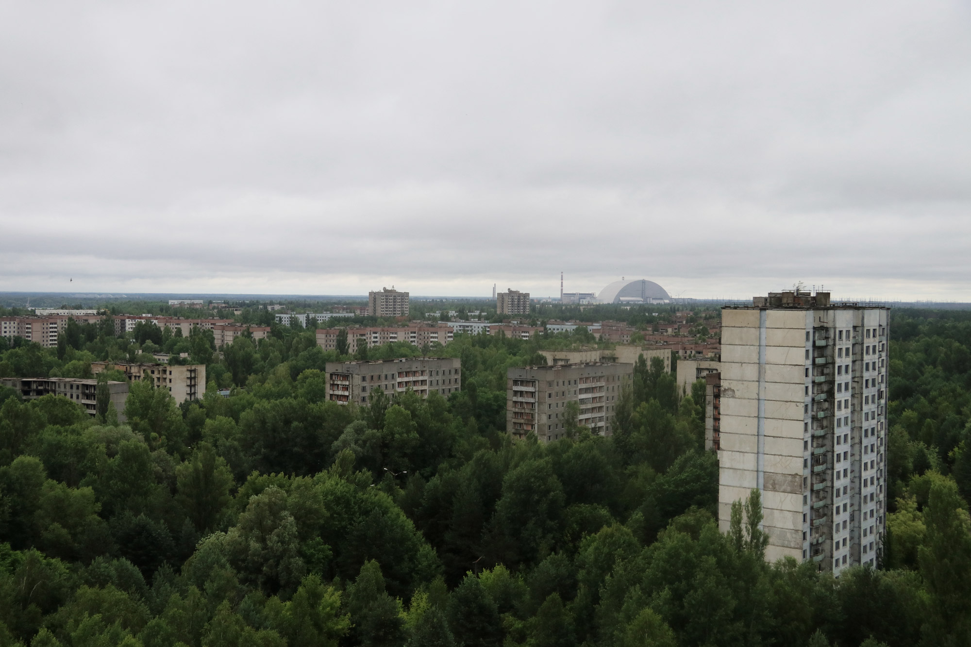 Tsjernobyl - Pripjat - Uitzicht