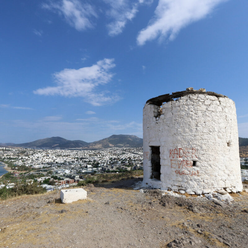 10x doen in Bodrum - Bezoek de oude Griekse windmolens
