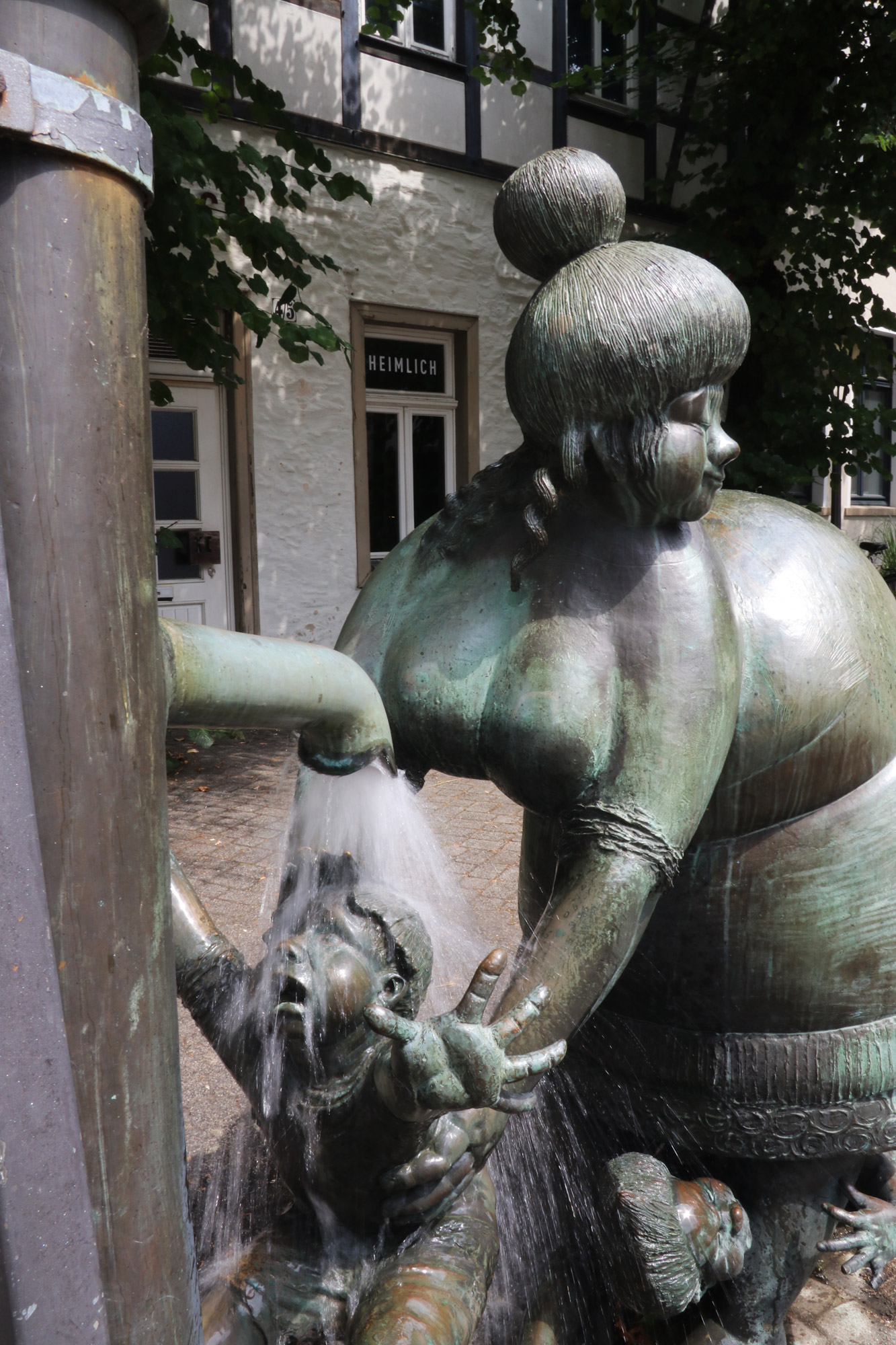 Stedentrip Osnabrück - Grappige waterpomp