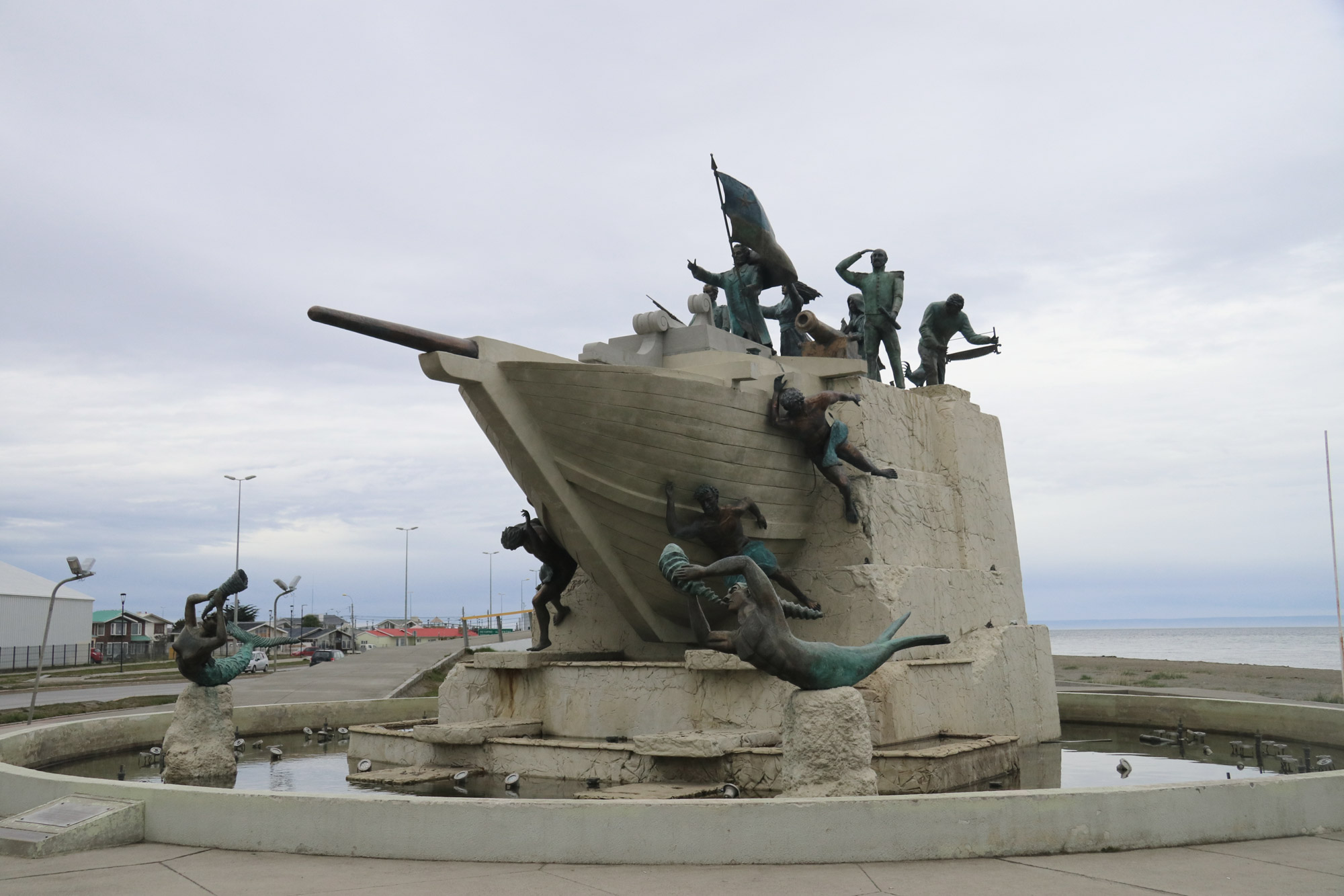 Patagonië - Punta Aremas - Monument