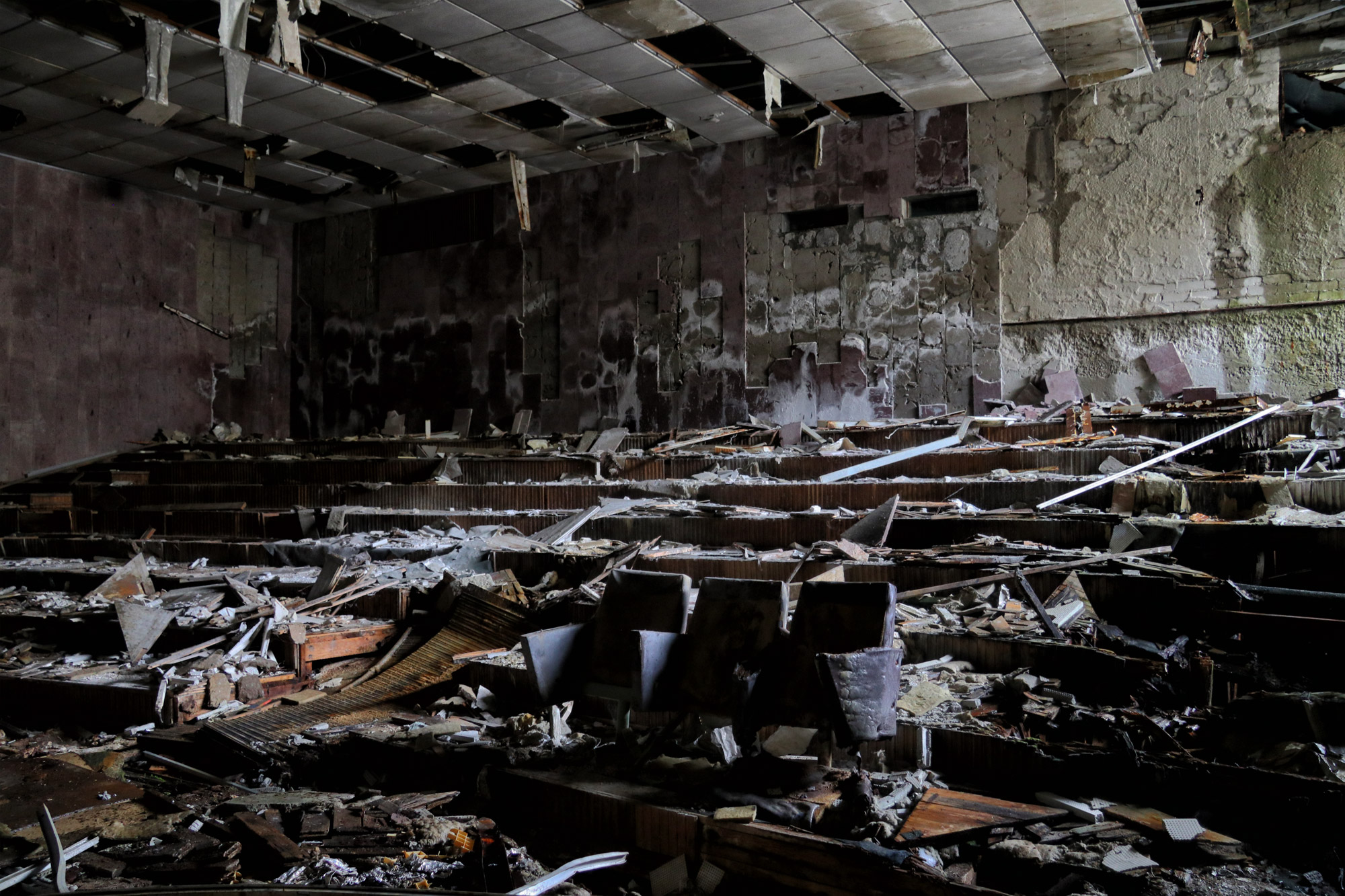 Pripjat, spookstad bij Tsjernobyl - Oekraïne