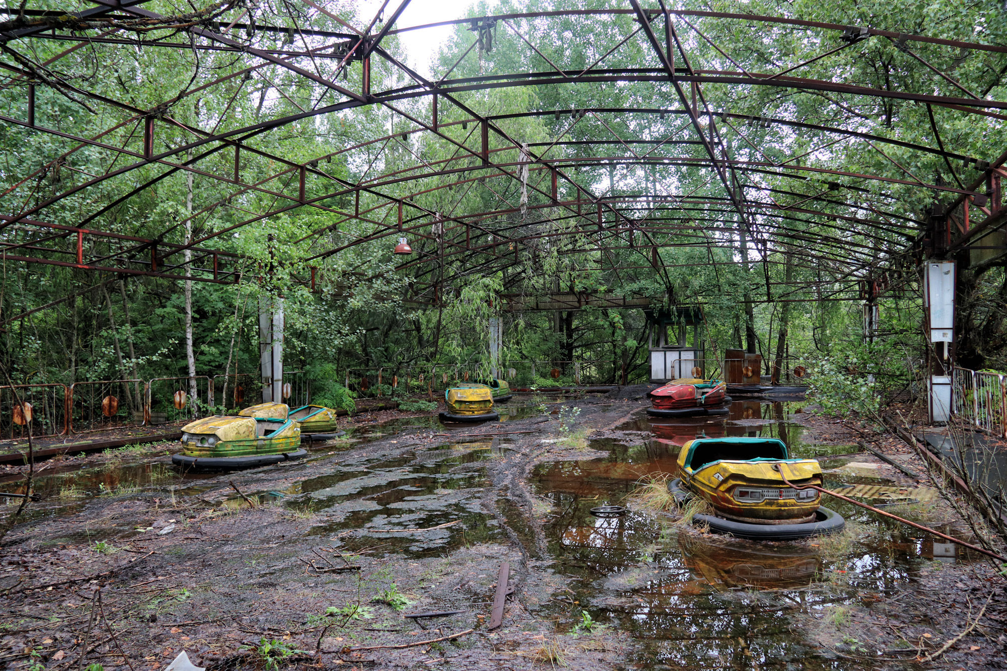 Pripjat, spookstad bij Tsjernobyl - Oekraïne