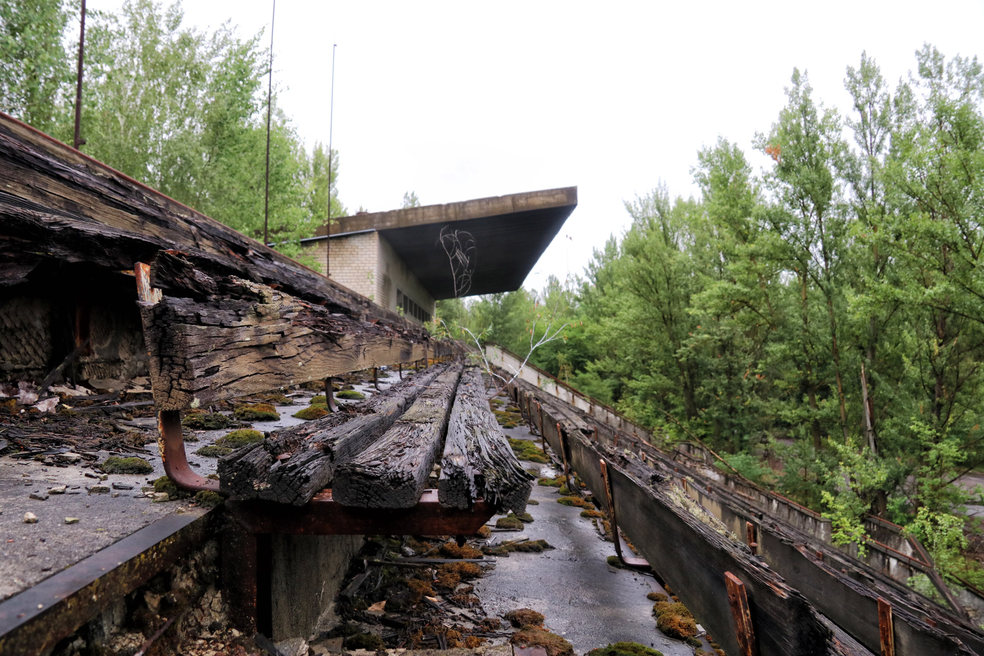 Pripjat, spookstad bij Tsjernobyl - Oekraïne