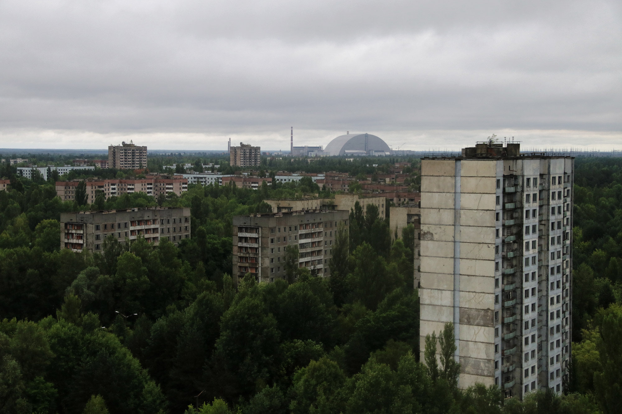 Pripjat, spookstad bij Tsjernobyl - Oekraïne