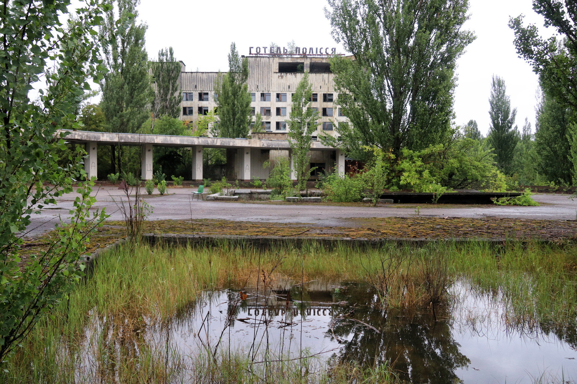 Pripjat, spookstad bij Tsjernobyl - Oekraïne