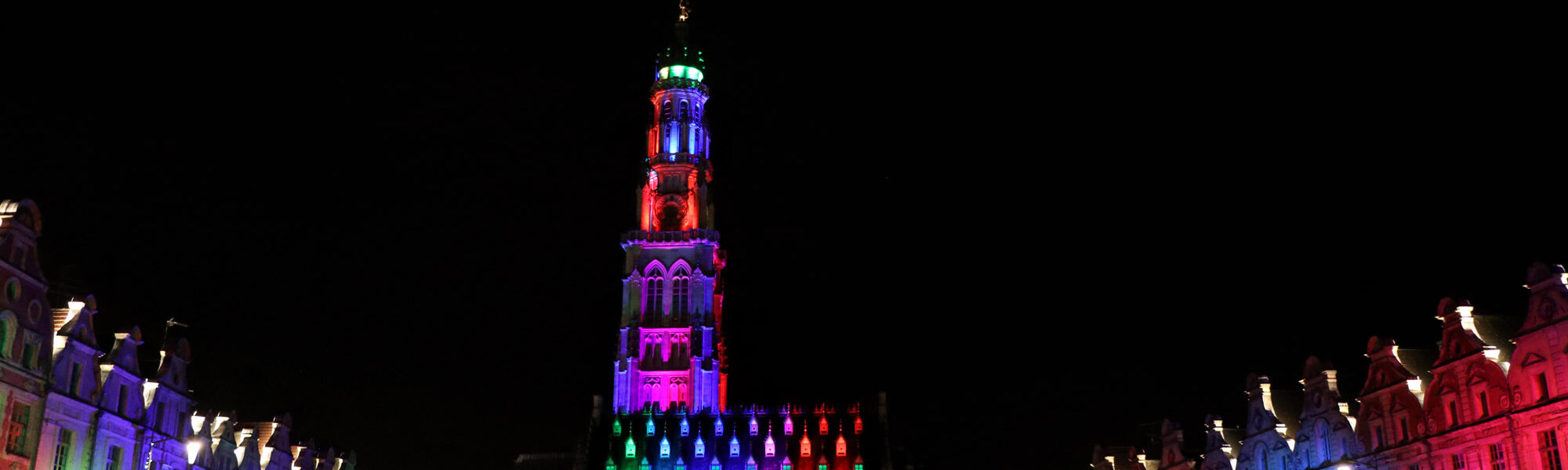 Stedentrip Arras - Lichtshow op het Place de Héros