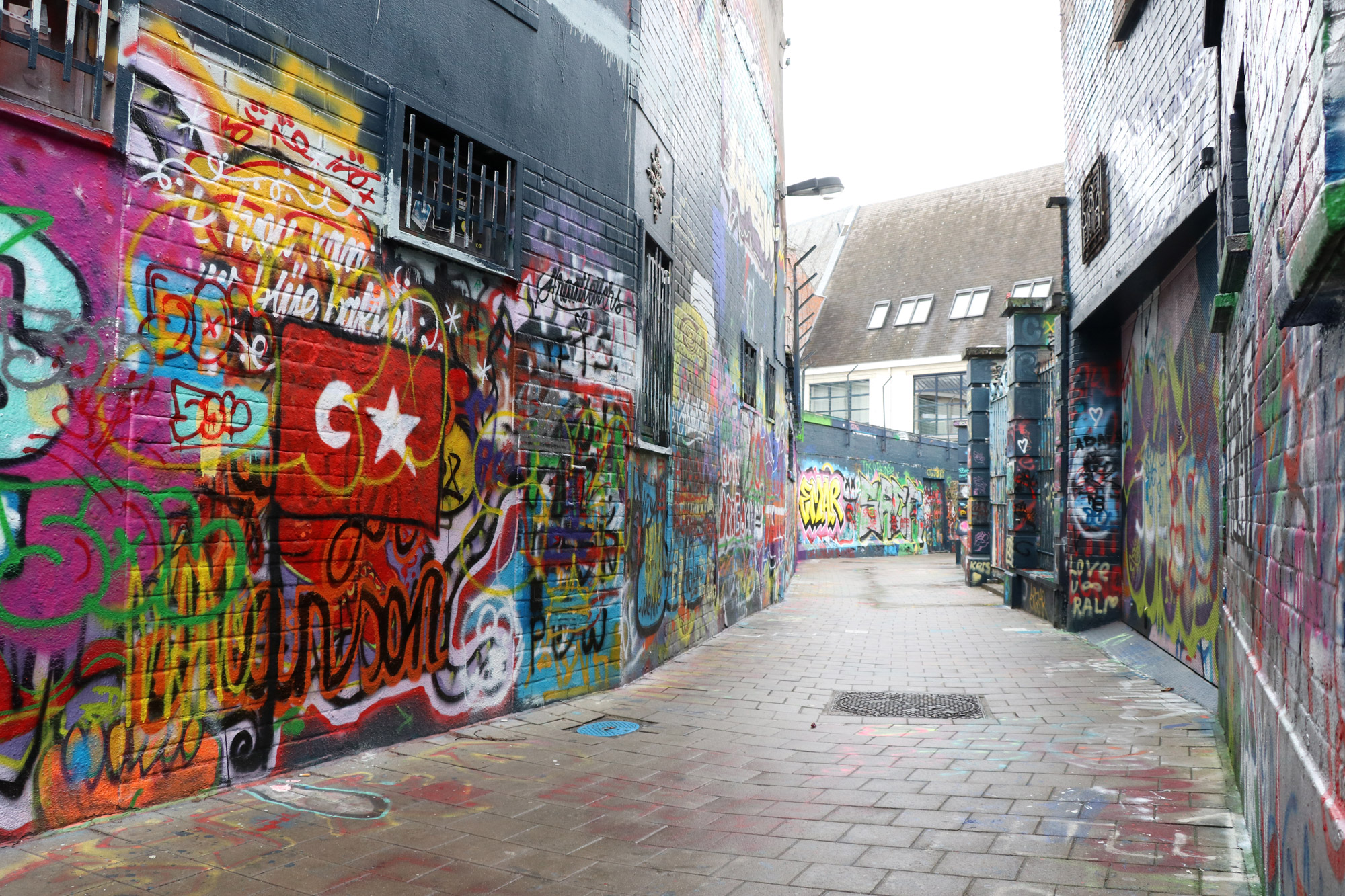 Het Graffitistraatje in Gent