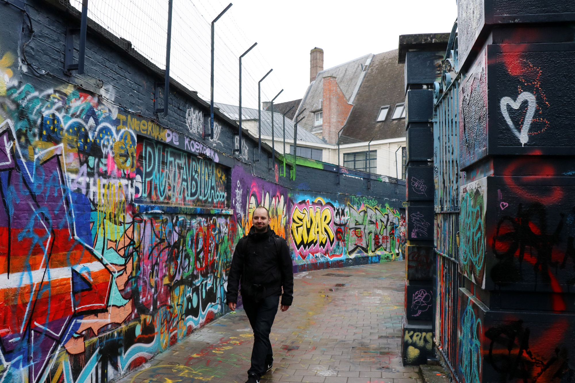 Het Graffitistraatje in Gent