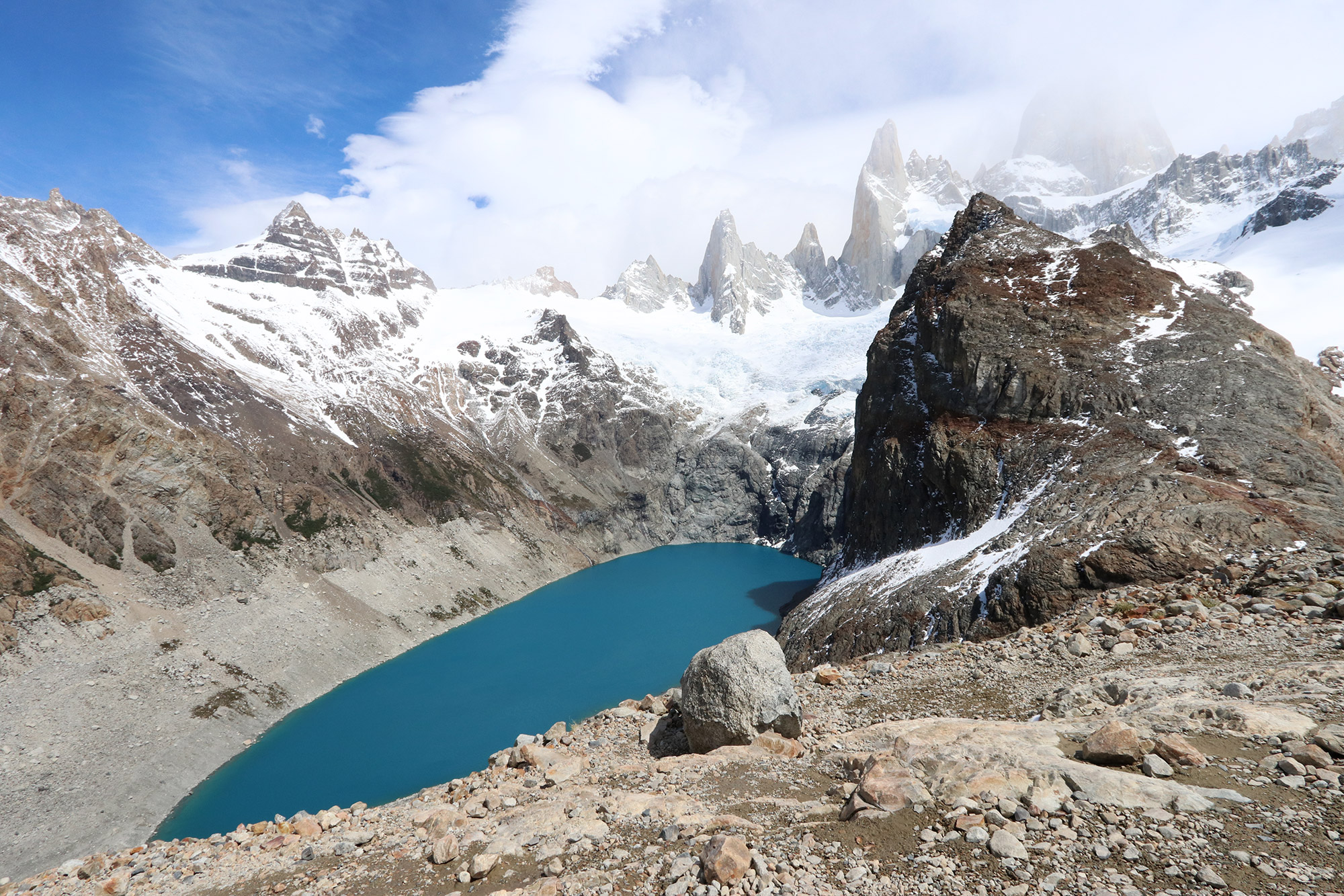 Reisverslag Patagonië - Laguna de los tres