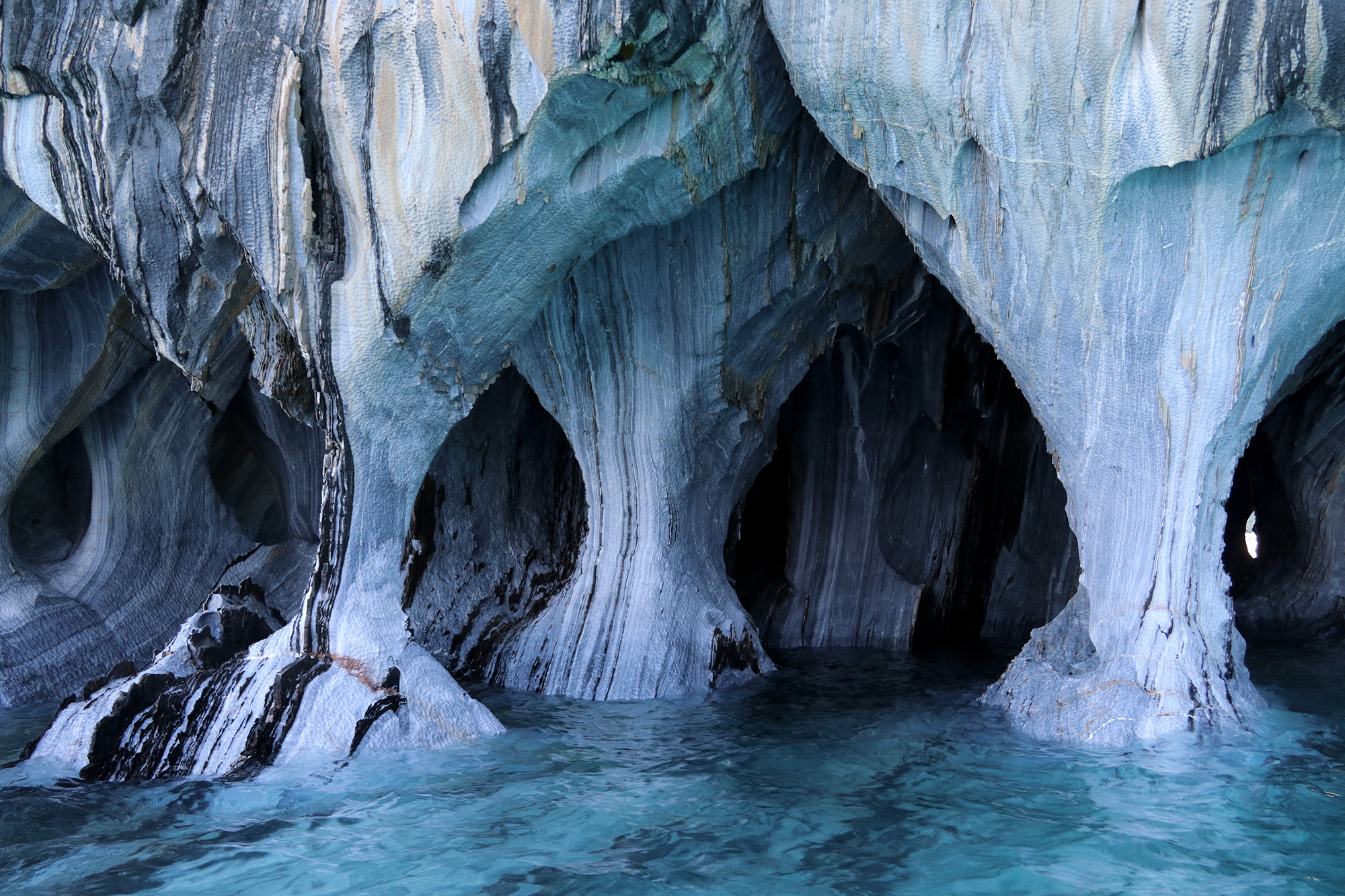 Reisverslag Patagonië - Marble Caves