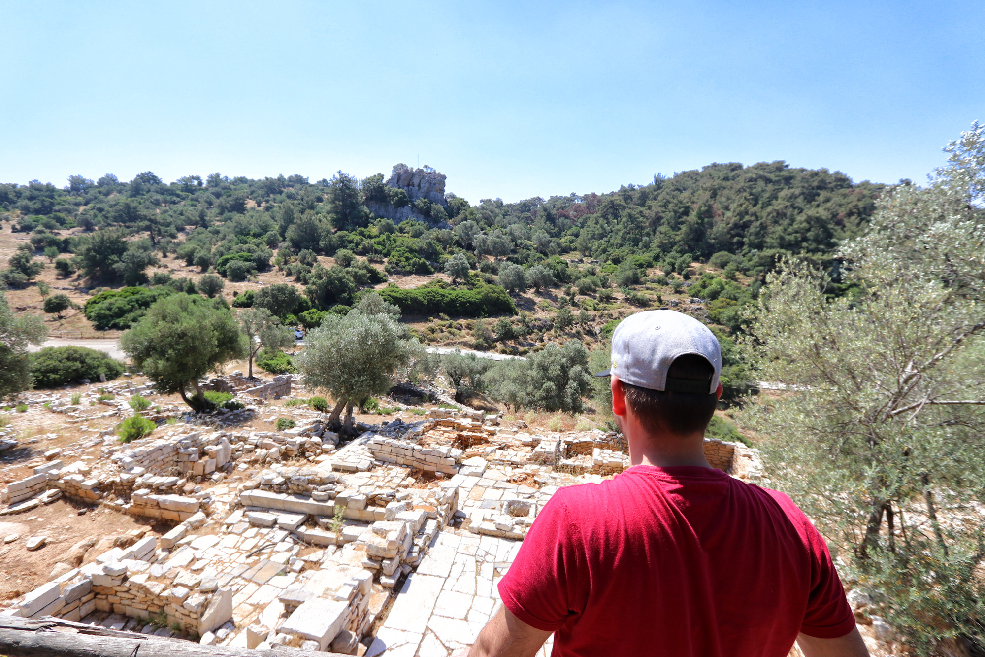 Wandelen door de antieke stad Pedasa - Turkije