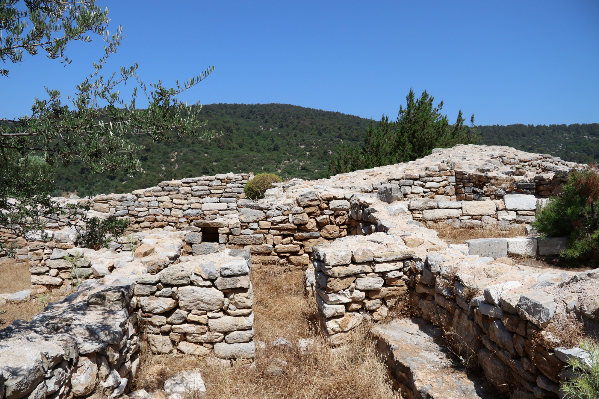 Wandelen door de antieke stad Pedasa - Turkije