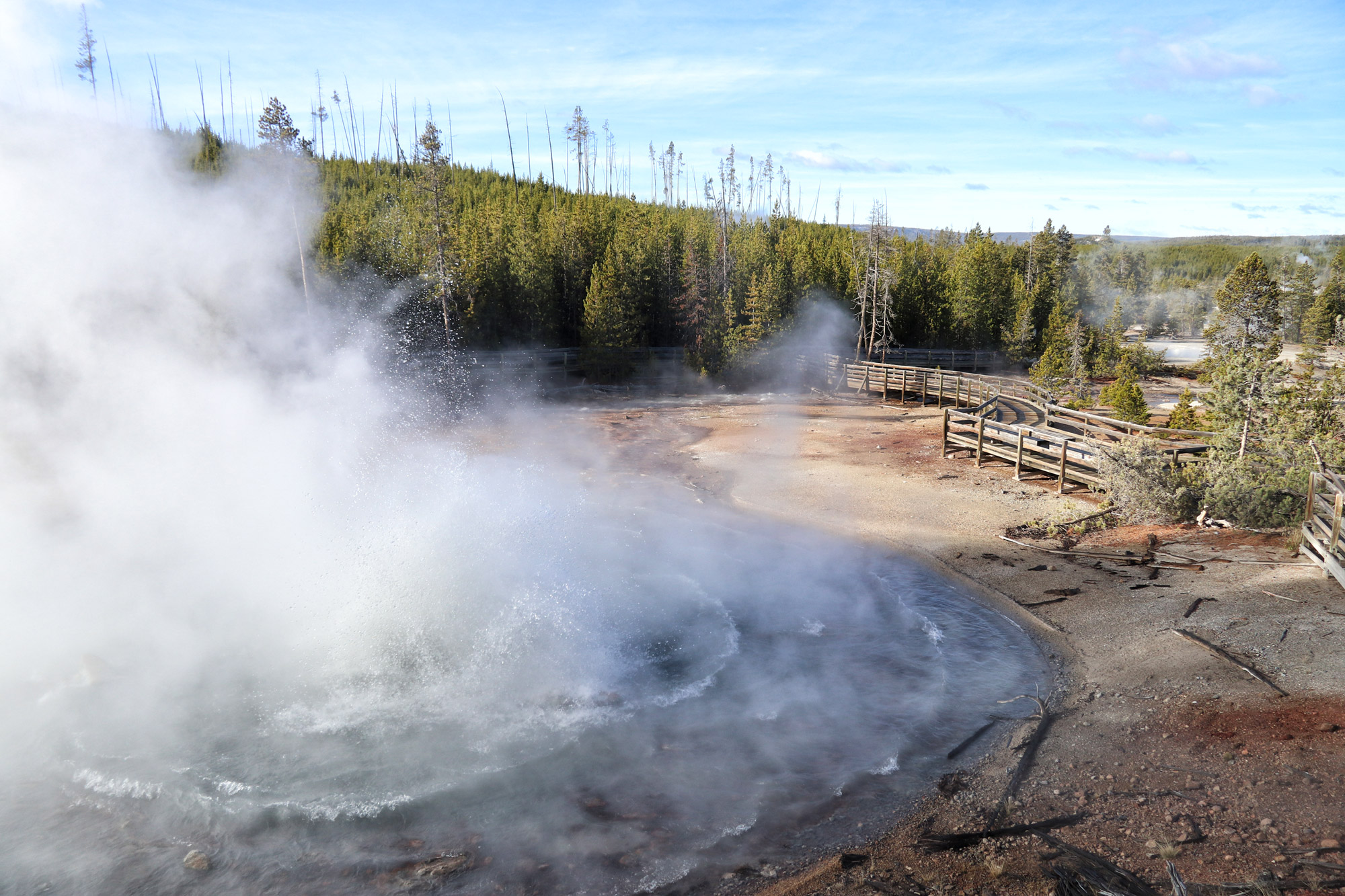 De hoogtepunten van Yellowstone National Park - Norris Geyser Basin