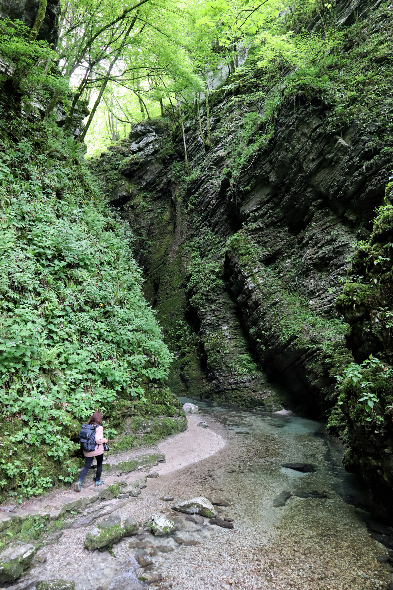 Soška pot wandeling in Slovenië - Slap Kozjak