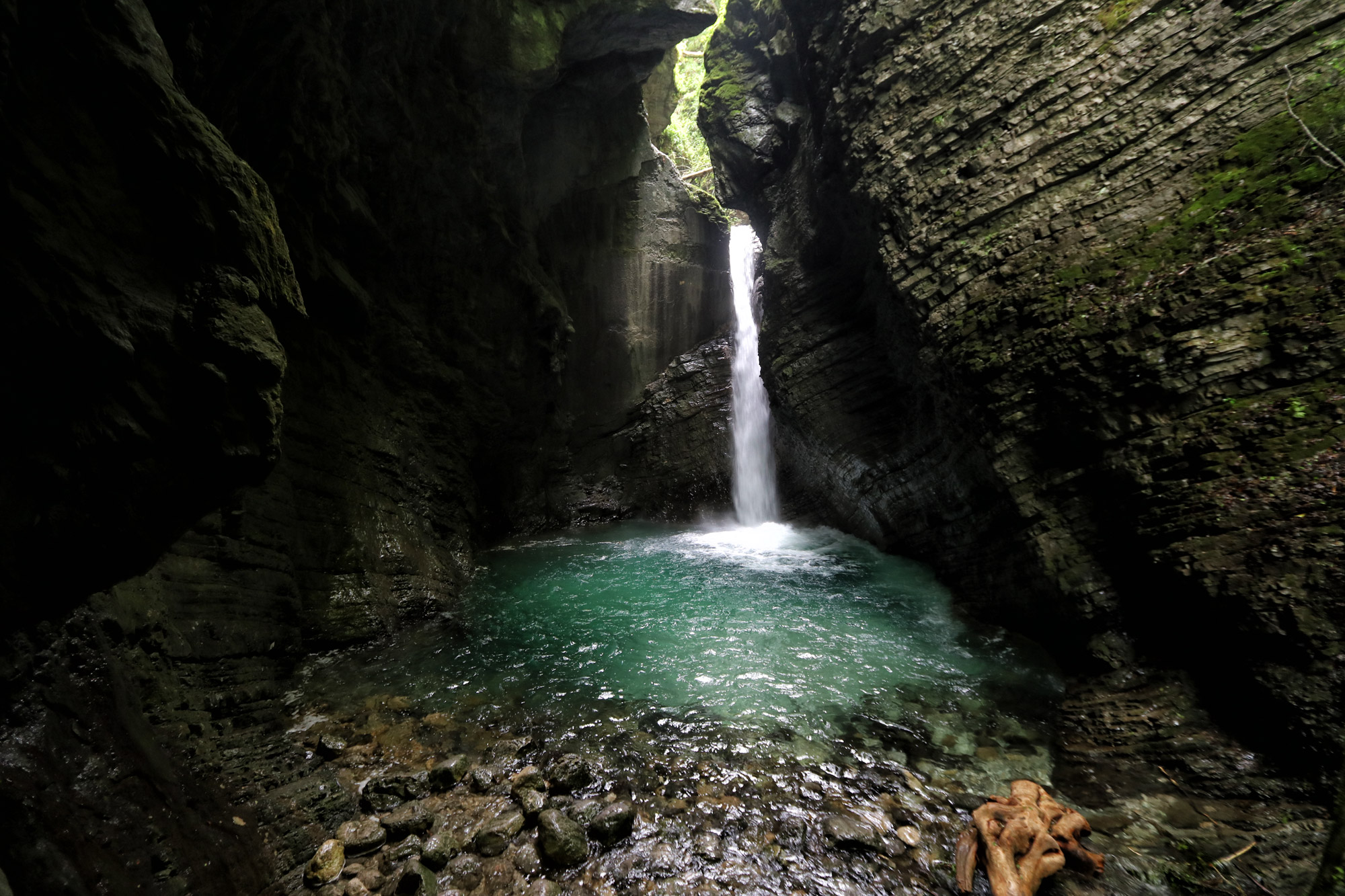 Soška pot wandeling in Slovenië - Slap Kozjak