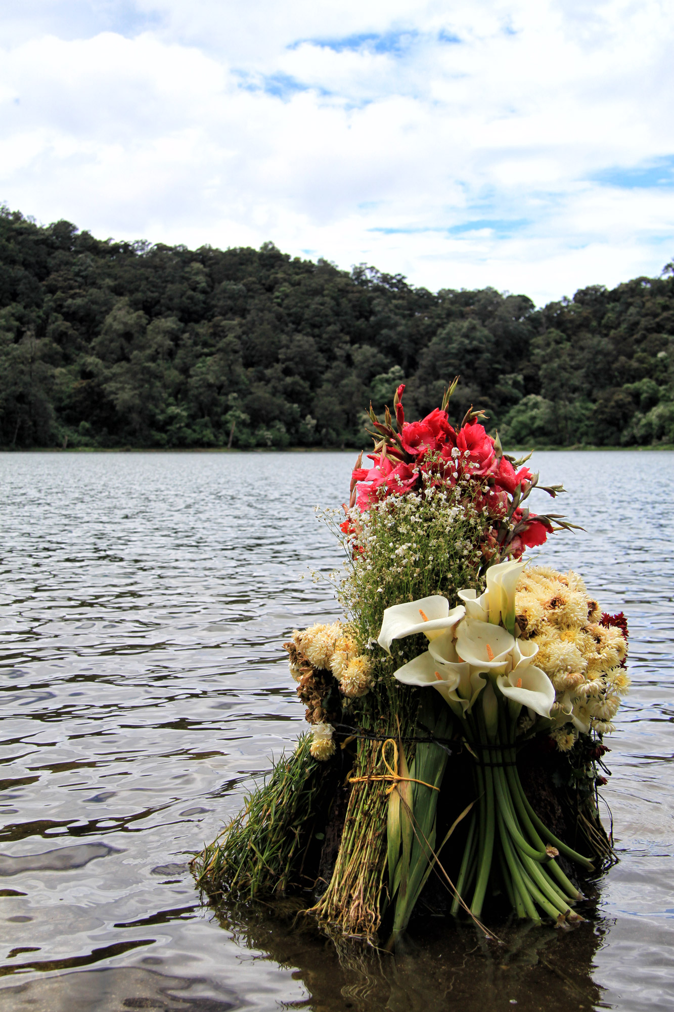 Laguna Chicabal bij Quetzaltenango - Guetamala