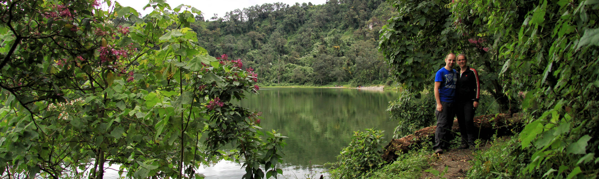 Laguna Chicabal bij Quetzaltenango - Guetamala