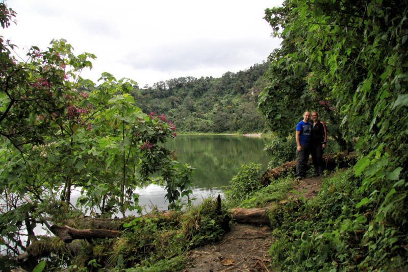 Laguna Chicabal bij Quetzaltenango - Guetamala