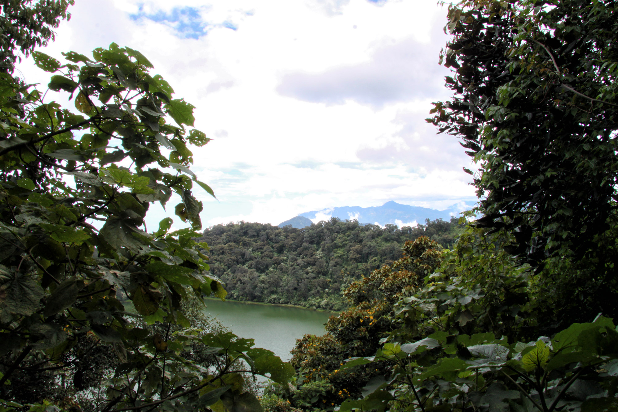 Laguna Chicabal bij Quetzaltenango - Guetamala