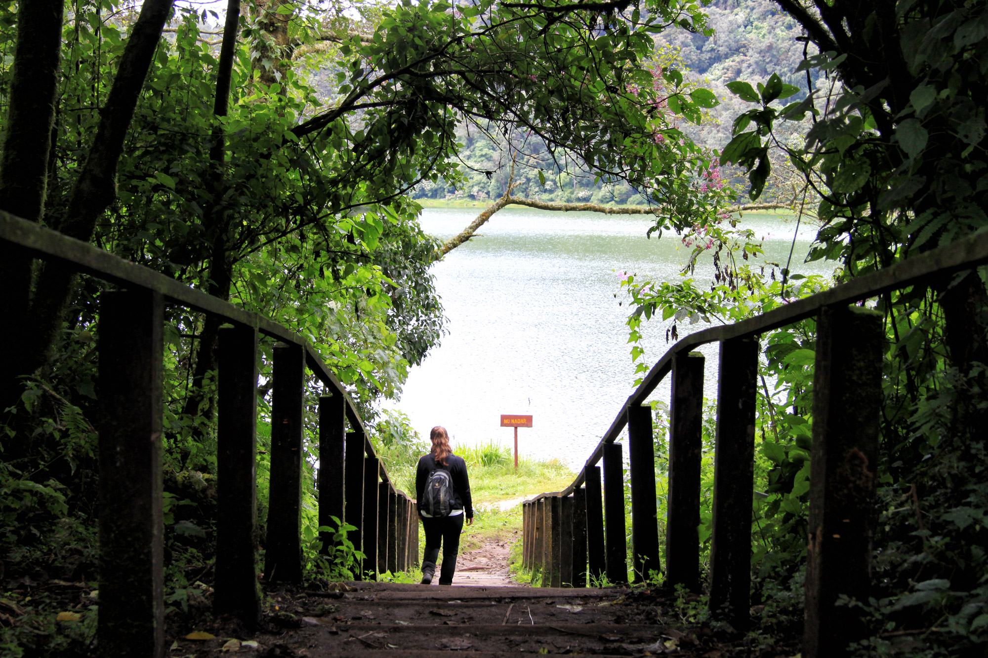 Laguna Chicabal bij Quetzaltenango - Guetamala