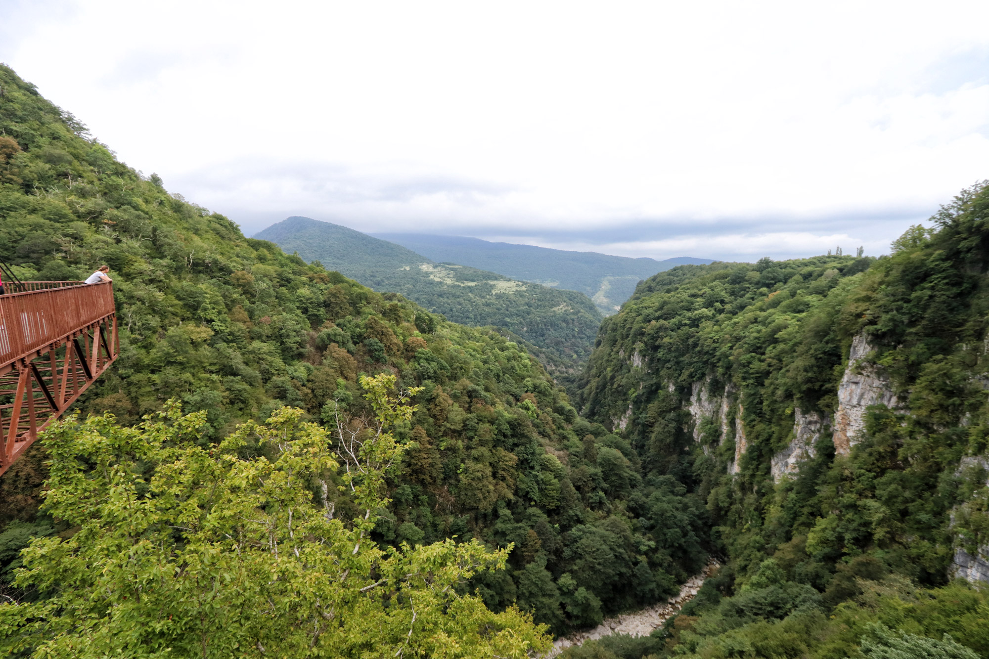 Georgië reisverslag: Okatse Canyon