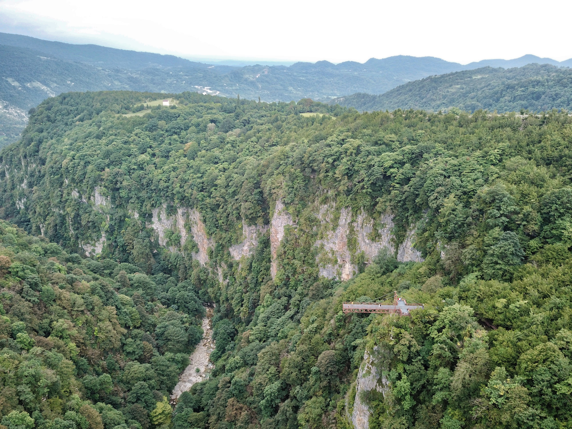 Georgië reisverslag: Okatse Canyon