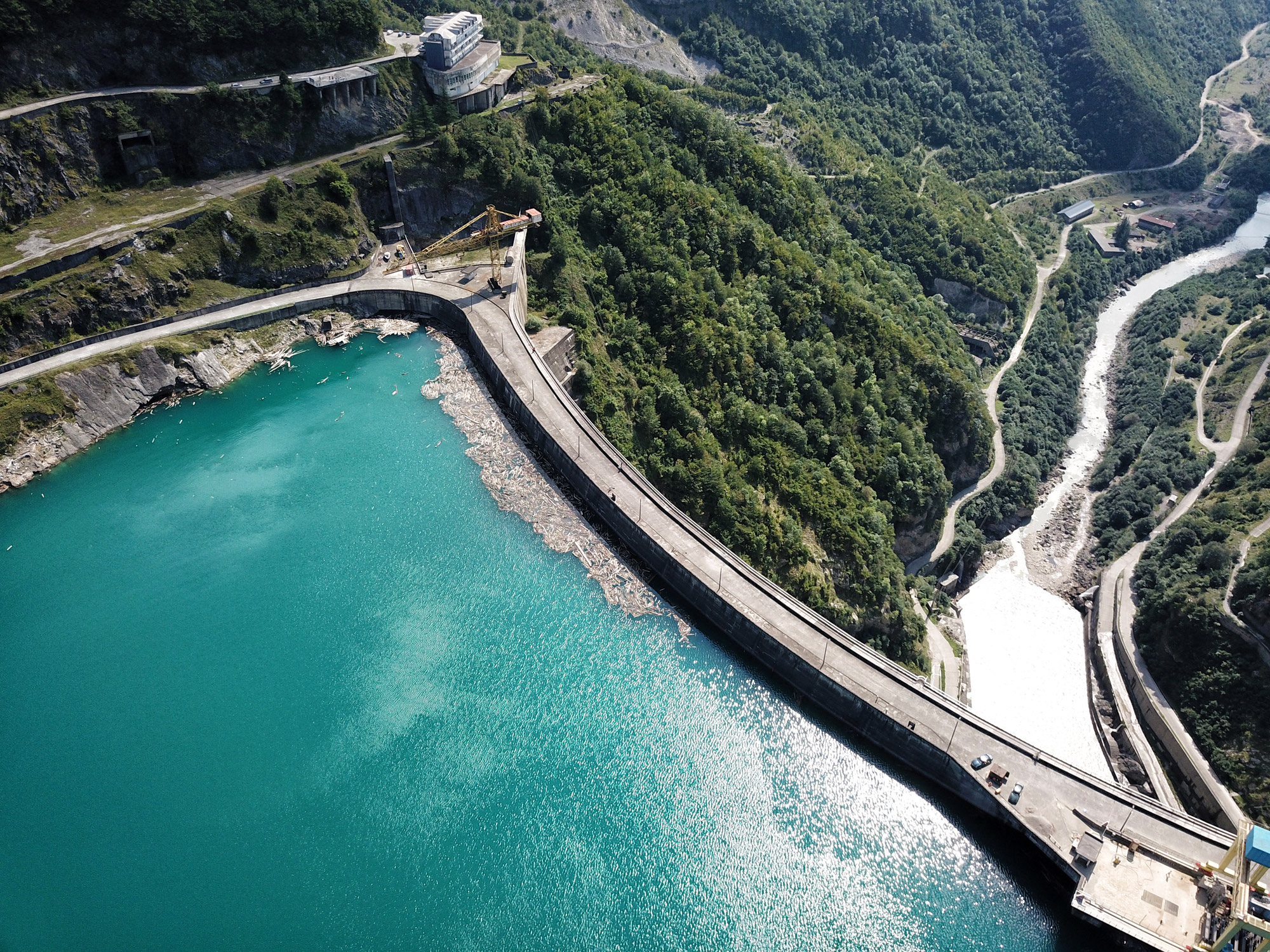 Georgië reisverslag - Enguri dam