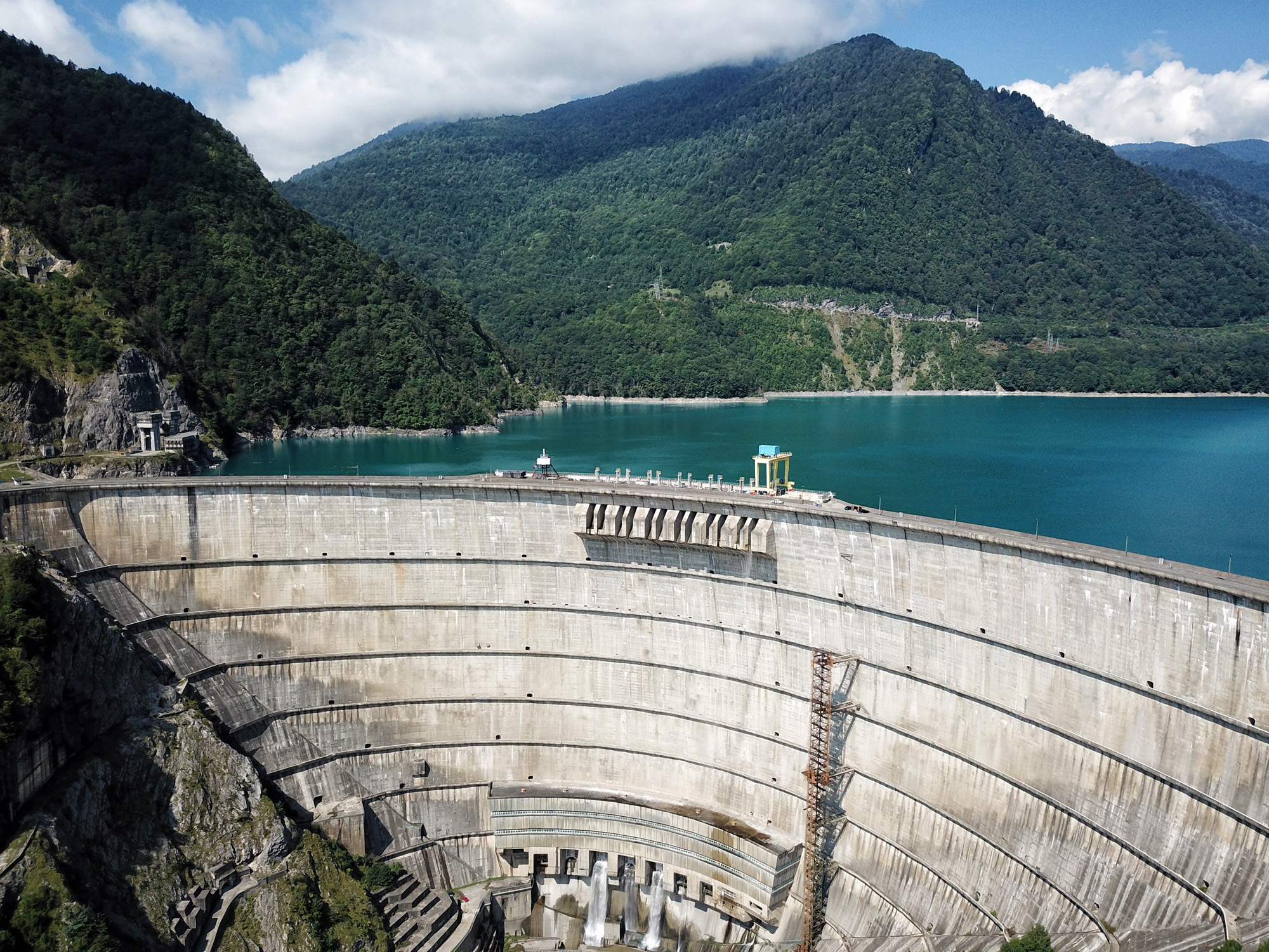 Georgië reisverslag - Enguri dam