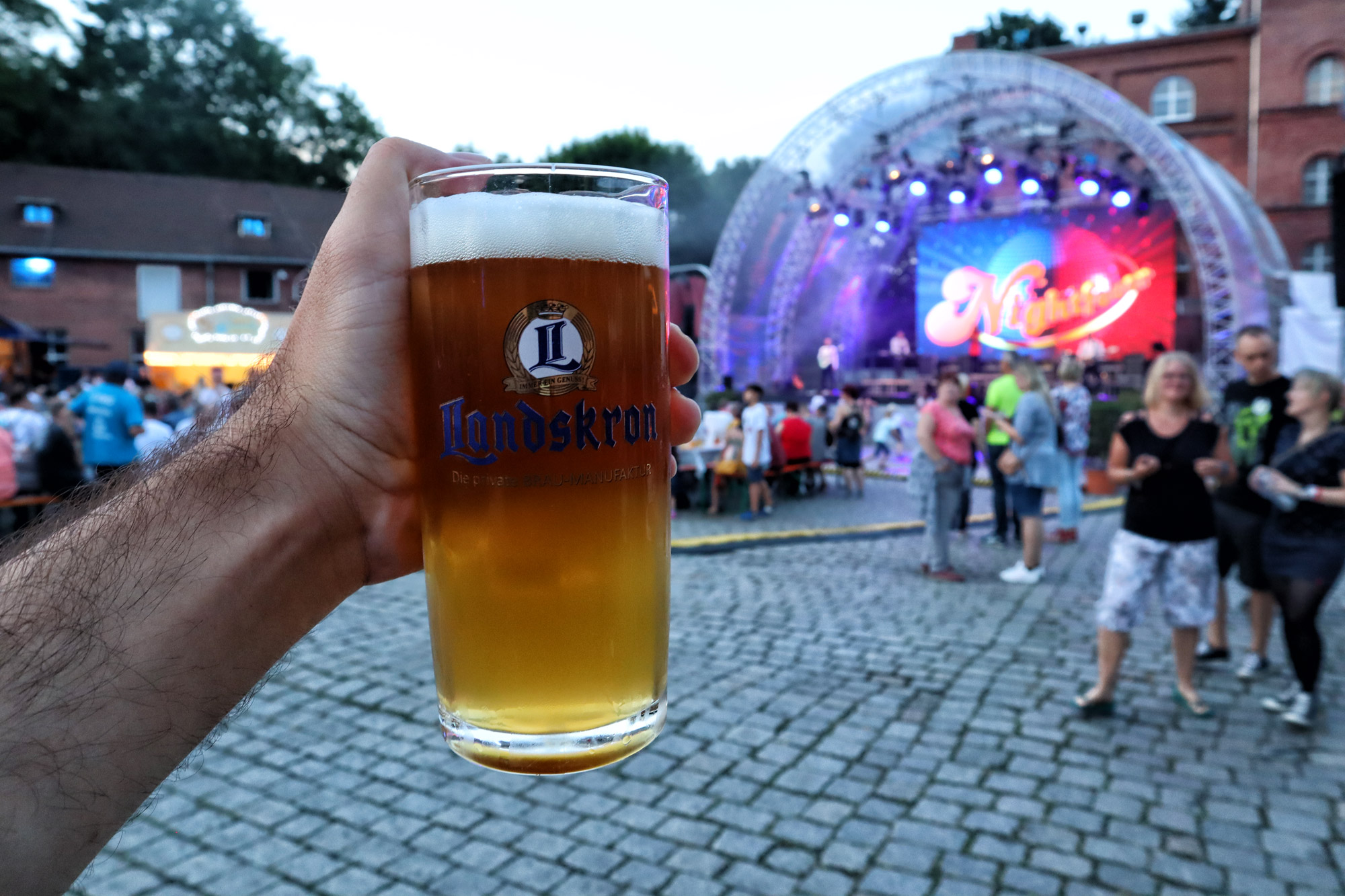 Görlitz, Duitsland - Landskron Brauerei