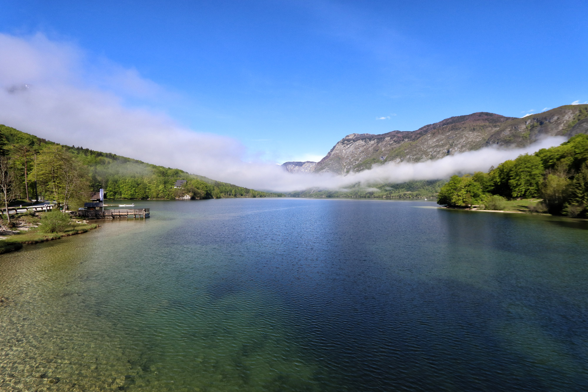 Wandelen in Bohinj, Slovenië