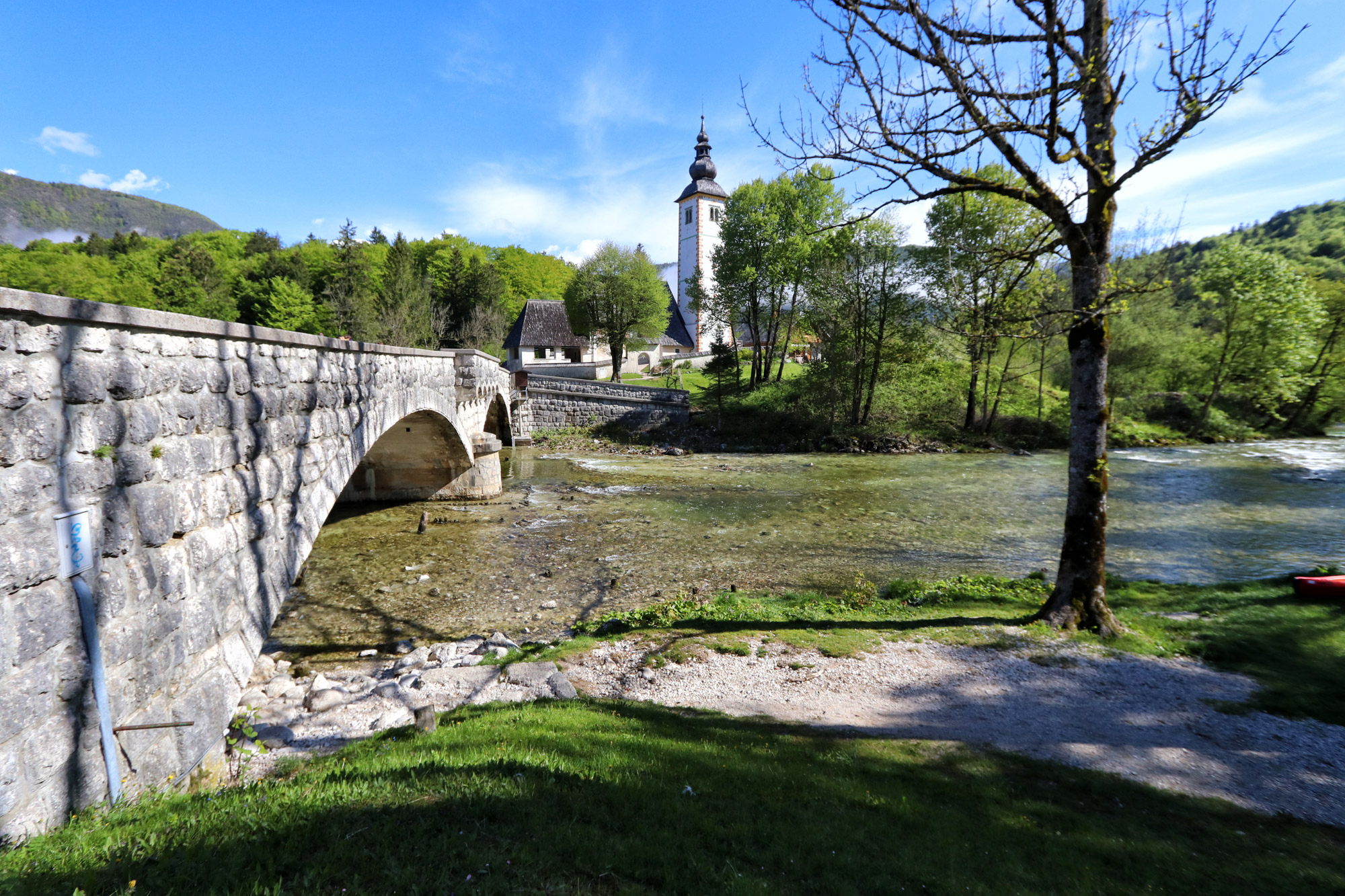 Wandelen in Bohinj, Slovenië