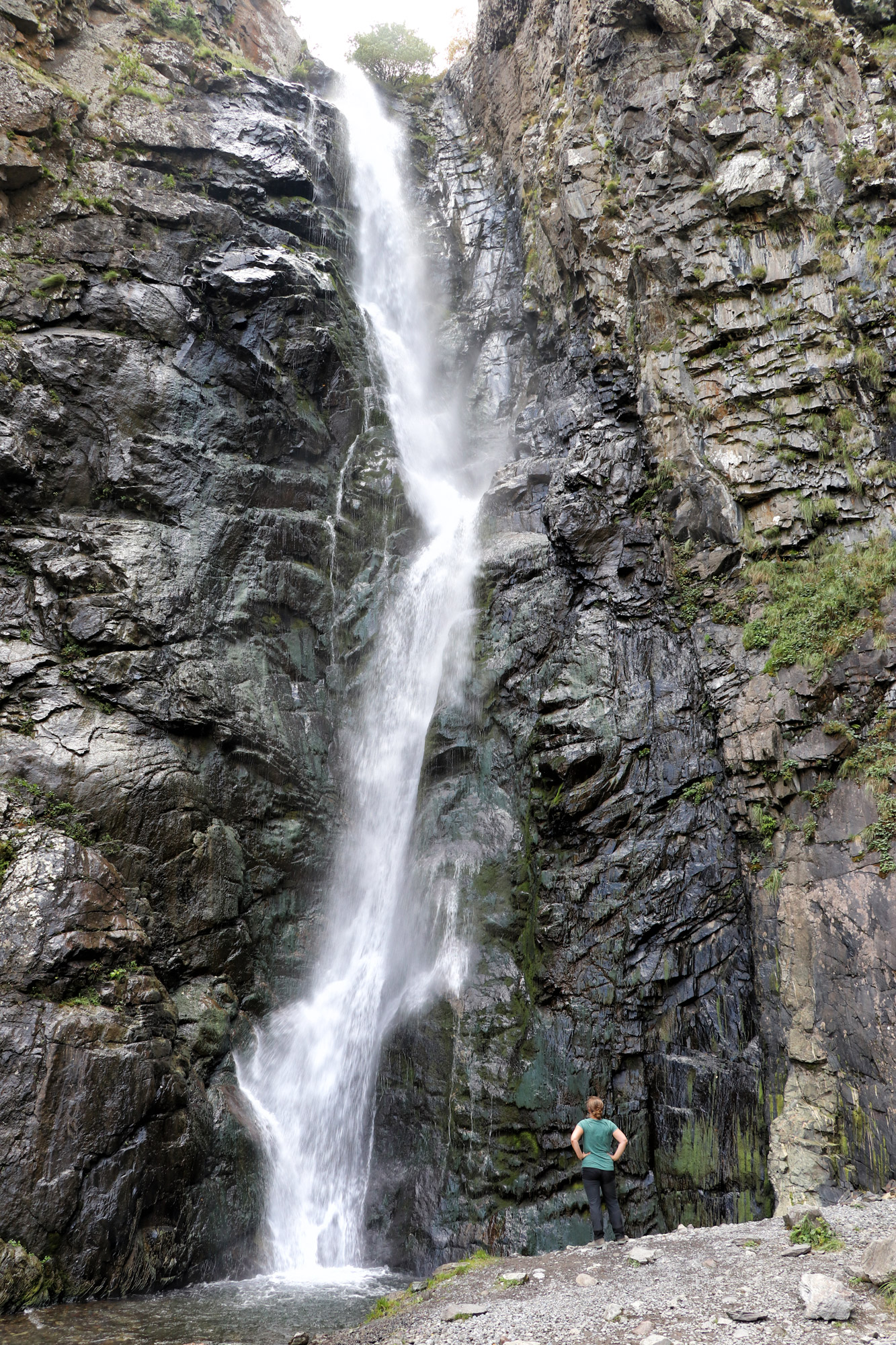 Georgië reisverslag - Gveleti Big Waterfall