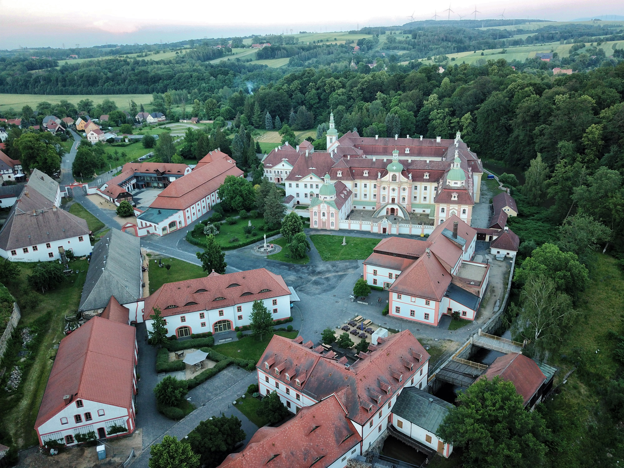 Kloster St. Marienthal, overnachten in een klooster