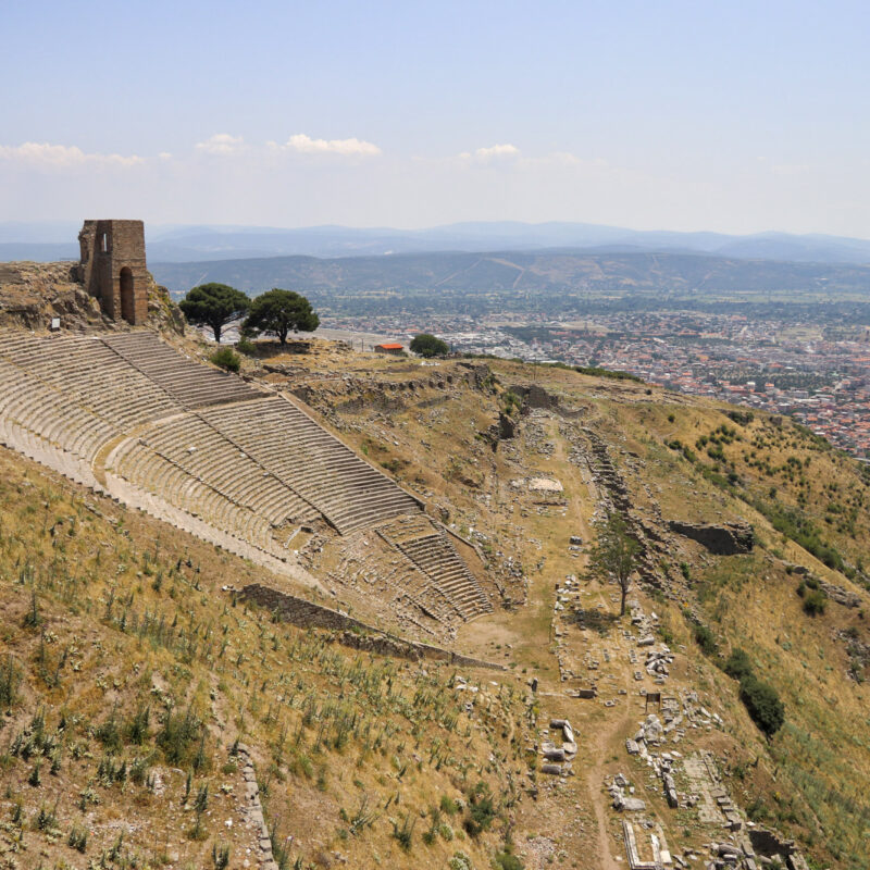 De antieke stad Pergamon - Turkije