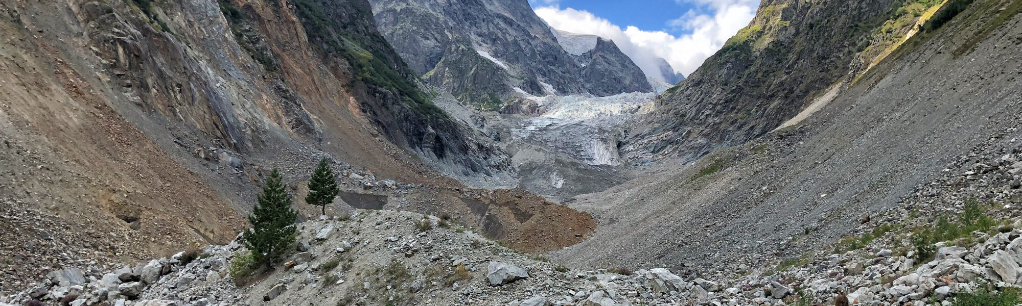 Wandeling in Georgië - Hike naar de Chalaadi Gletsjer