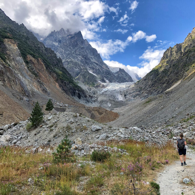 Wandeling in Georgië - Hike naar de Chalaadi Gletsjer
