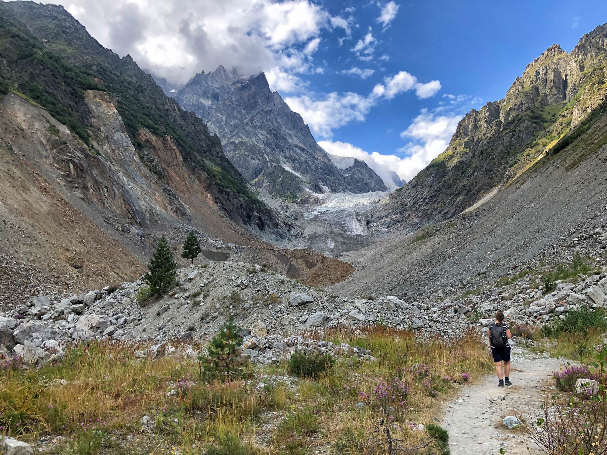 Wandeling in Georgië - Hike naar de Chalaadi Gletsjer