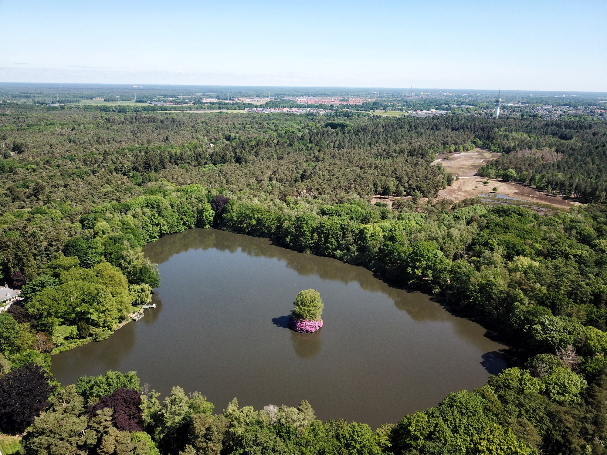 Heide en vennen route in Geldrop - Molenheide, Galgenven