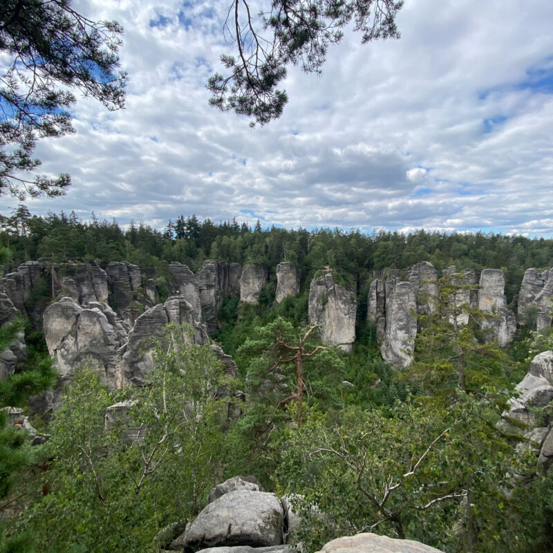 Reisroute noorden van Tsjechië