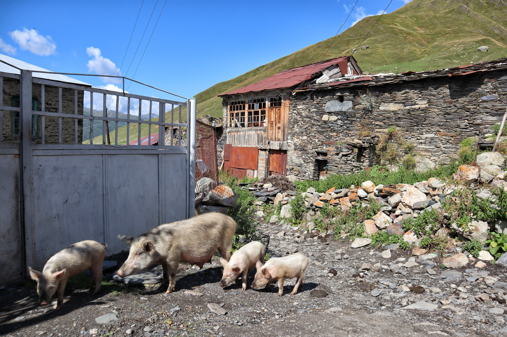 Ushguli, bijzonder bergdorp in de Kaukasus