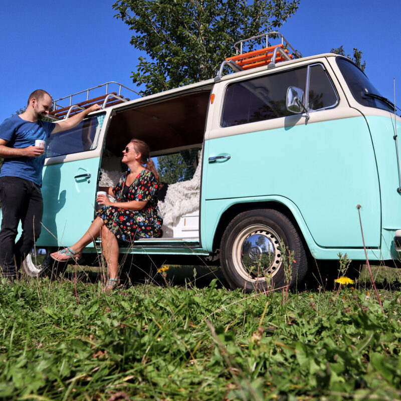 Een dagje toeren in een Volkswagen busje