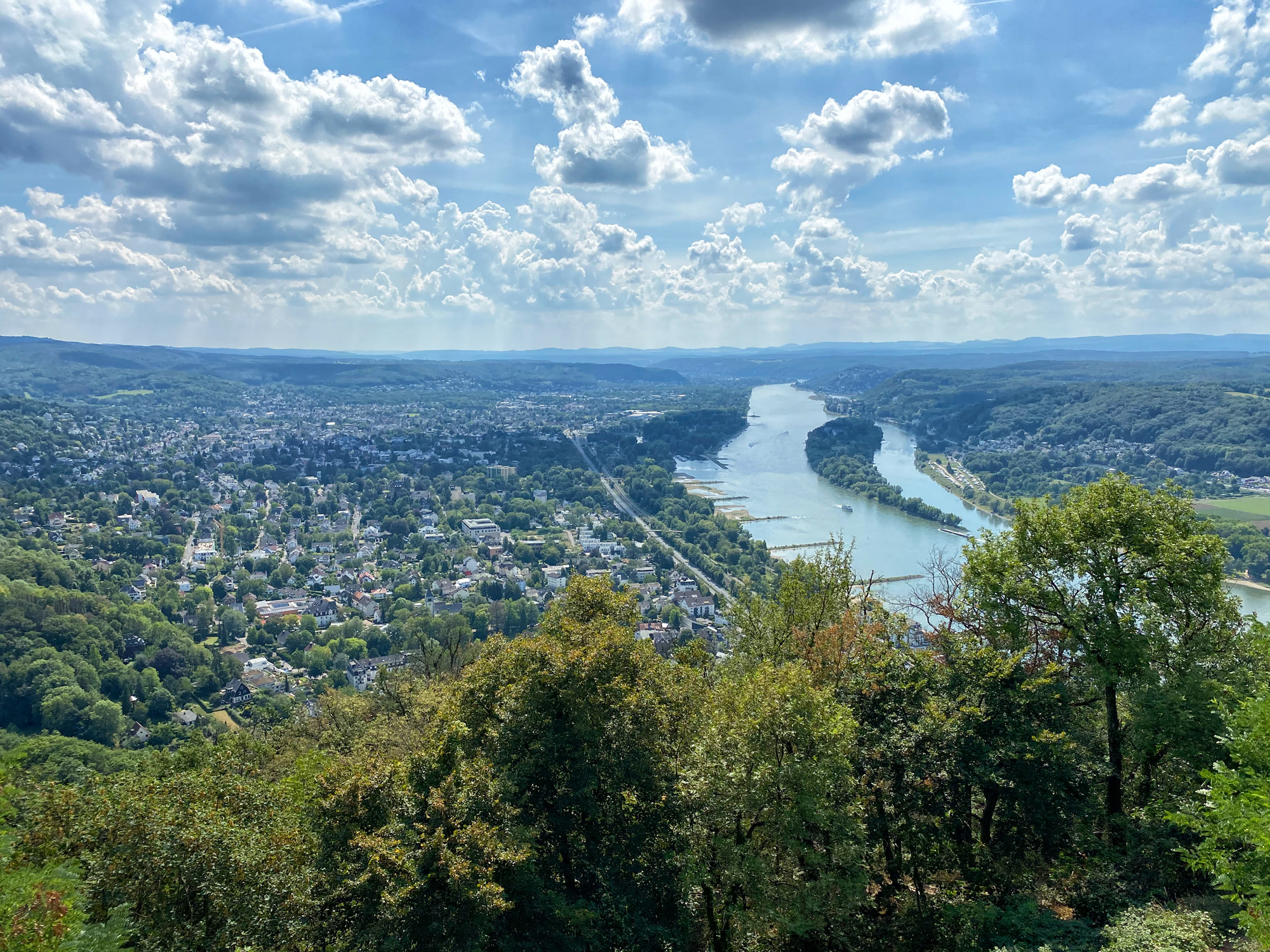 Uitzicht vanaf de Drachenfels